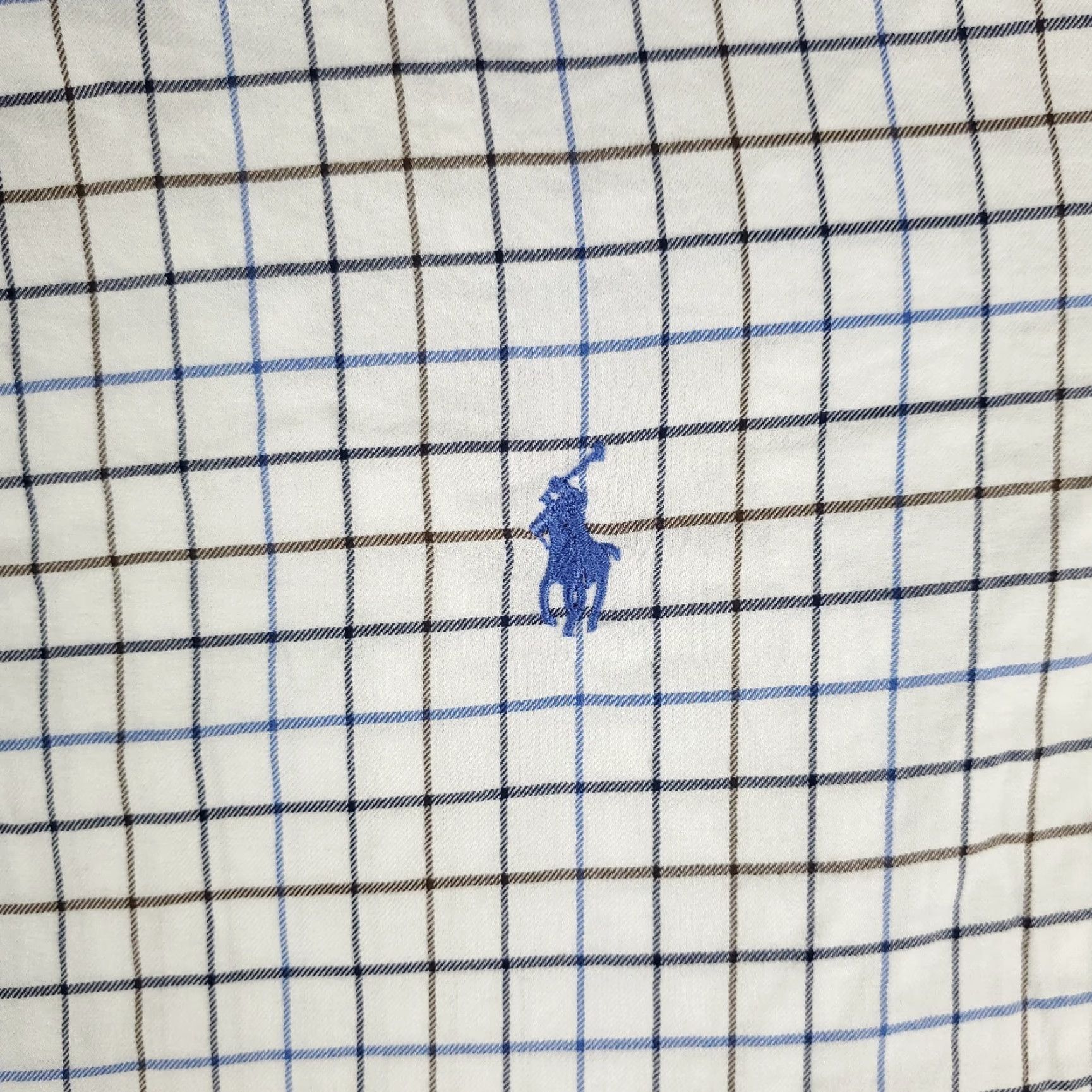 Ralph Lauren RALPH LAUREN Button-Up Shirt Mens 2XL White Check Long Sleeve Casual Classic Preppy Size US XXL / EU 58 / 5 - 2 Thumbnail