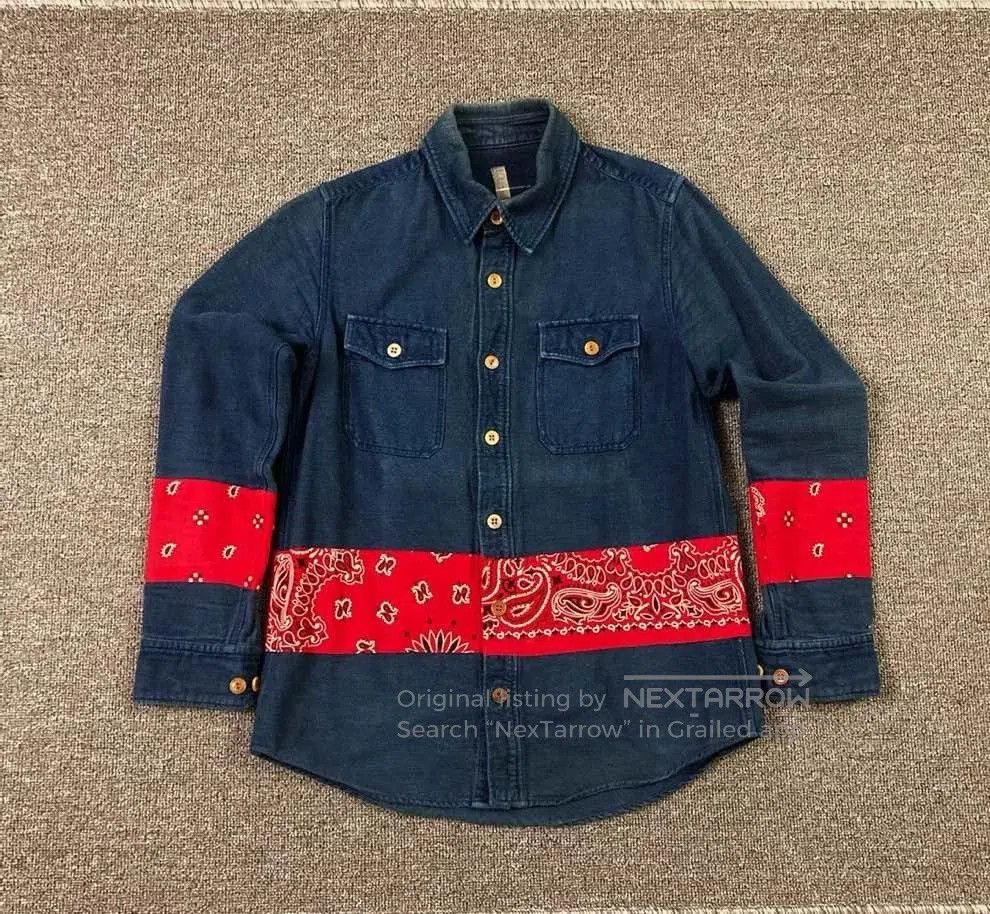 Visvim visvim ict Denim Paisley Shirt. Size US S / EU 44-46 / 1 - 1 Thumbnail