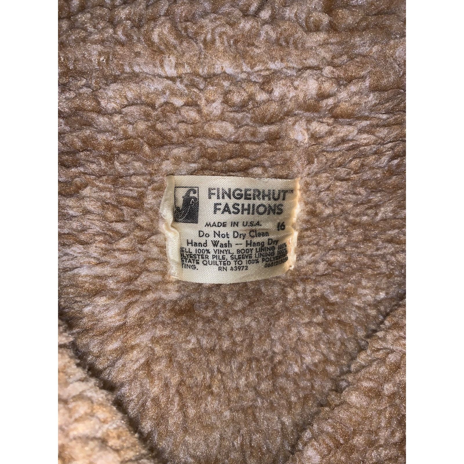 Vintage Penny Lane Coat Womens 16 Shearling Style Faux Suede Jacket Size XXL / US 16-18 / IT 52-54 - 2 Thumbnail