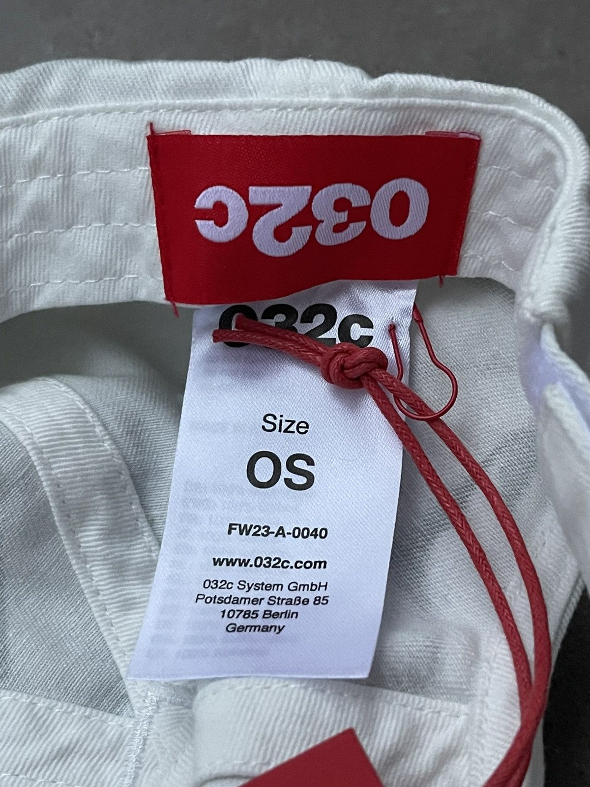 032c !DS! FW23 032c Fixed Point Dirty Overdyed Cap Size ONE SIZE - 10 Thumbnail