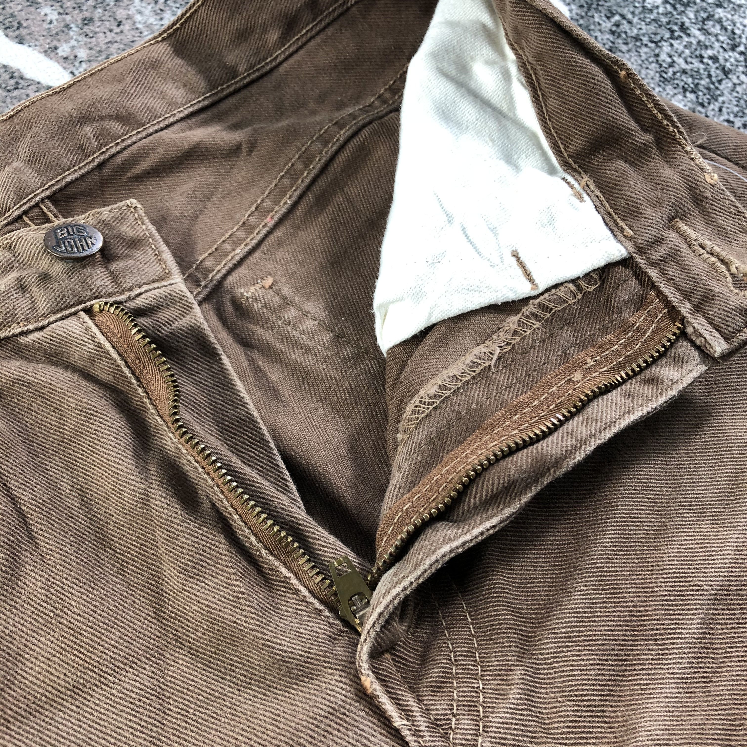 Big John Vintage Big John Jeans Faded Brown Denim KJ1501 Size US 27 - 9 Thumbnail
