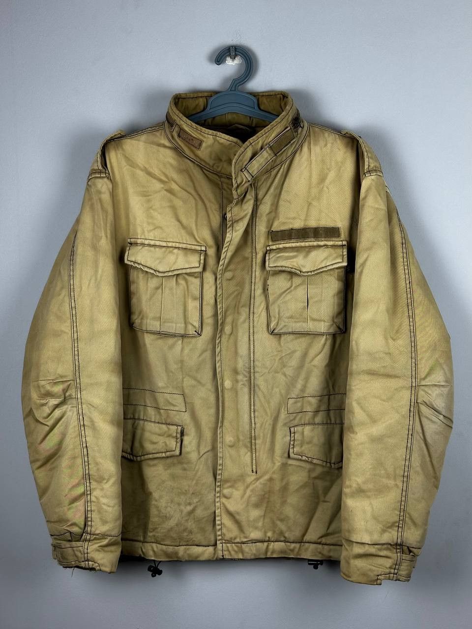 Alpha Industries Vintage 70s Alpha Industries M 65 Field Jacket Beige Size US XL / EU 56 / 4 - 1 Thumbnail