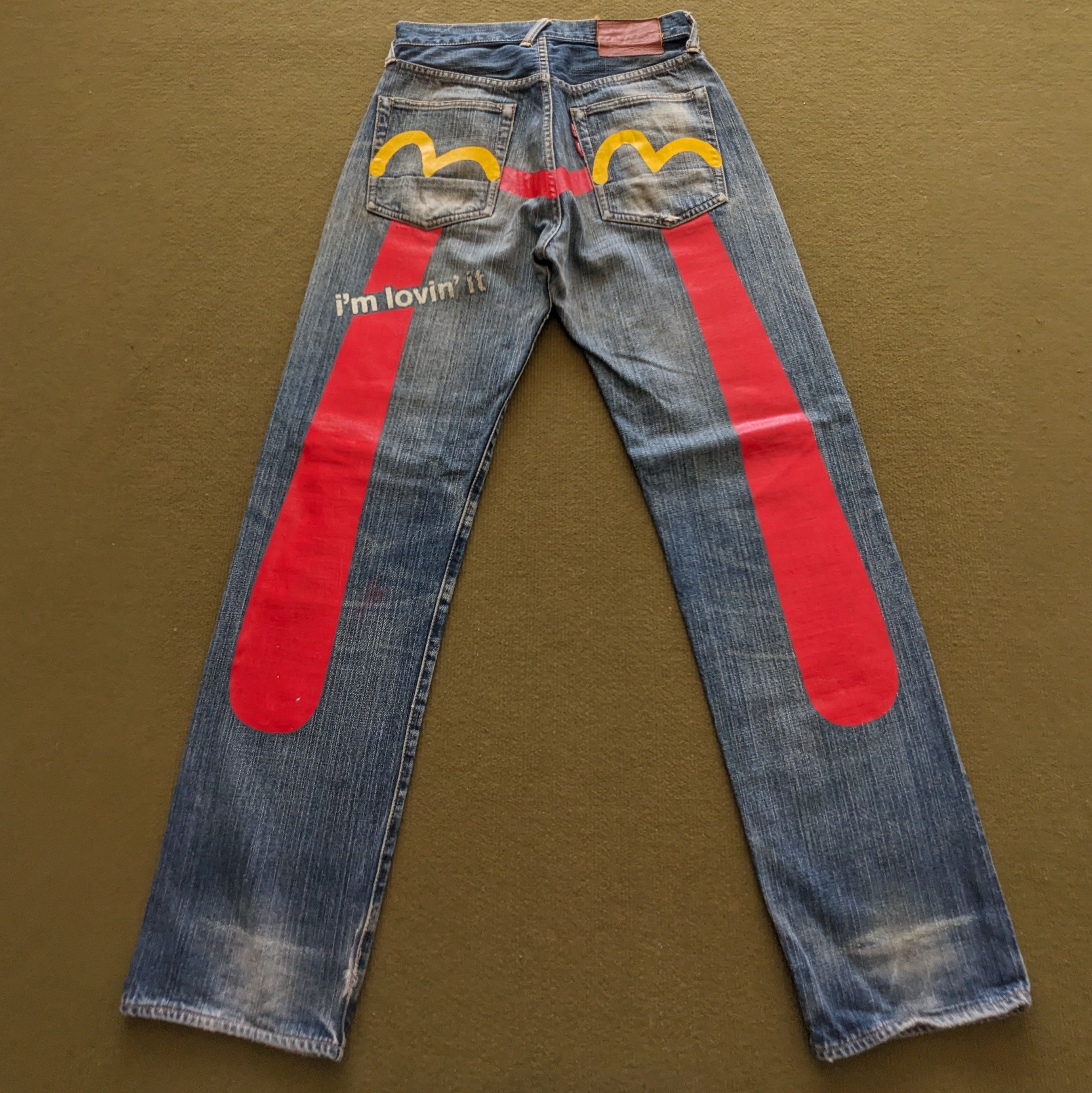 Evisu Vintage EVISU x McDonald's Distressed Denim Jeans Size US 28 / EU 44 - 1 Thumbnail