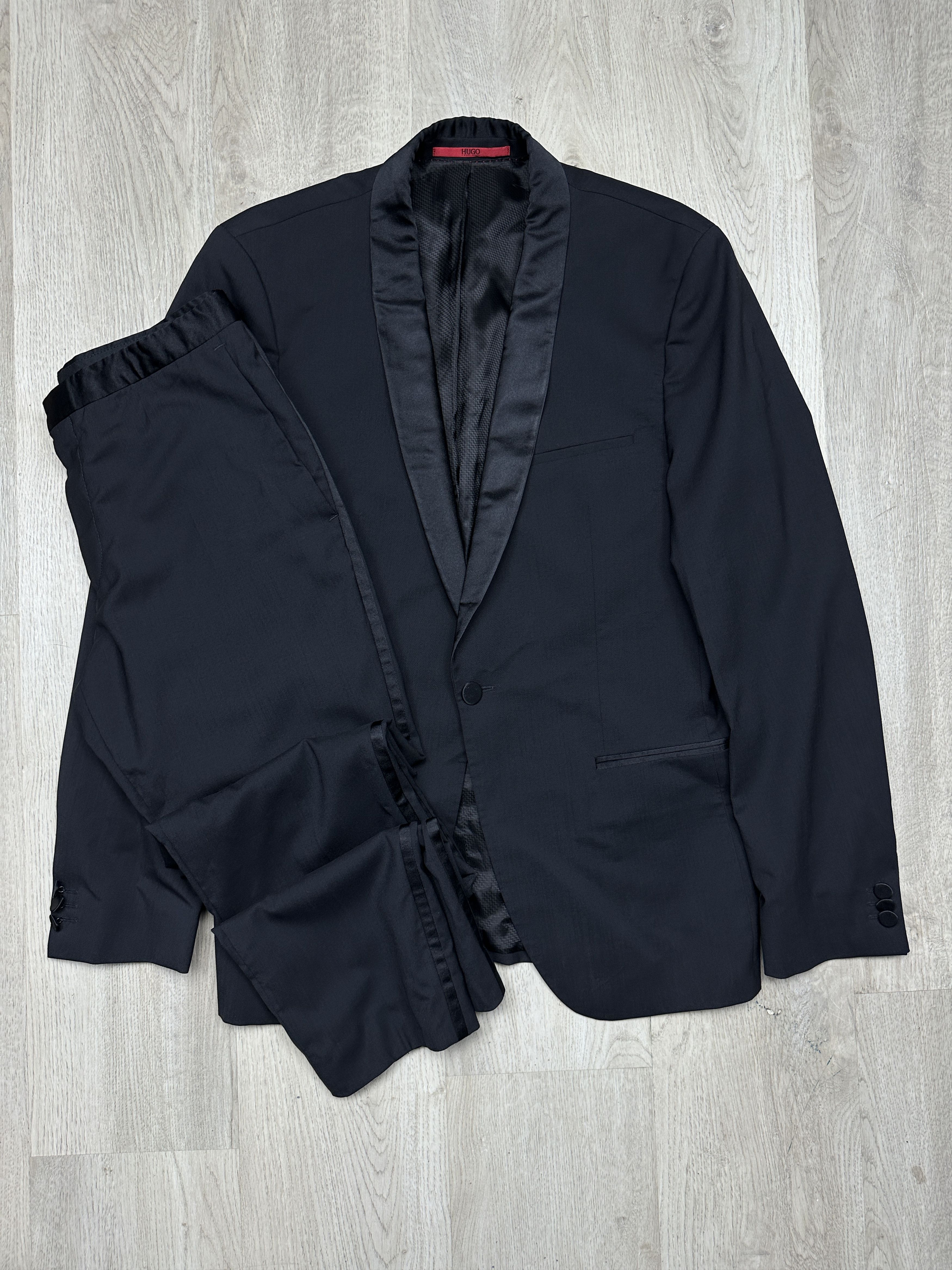 Hugo Boss Hugo Boss Mens Wool Suit Blazer + Pants Size 38R - 1 Thumbnail