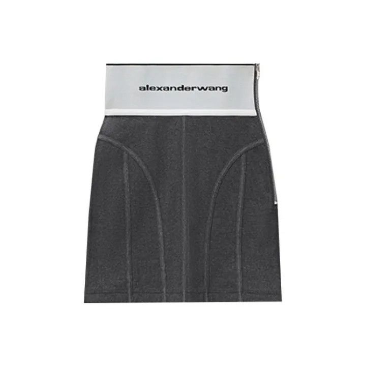 Alexander Wang Alexander Wang FW21 Logo Decor Mini Skirt 0079 Size 24" / US 00 / IT 34 - 1 Thumbnail