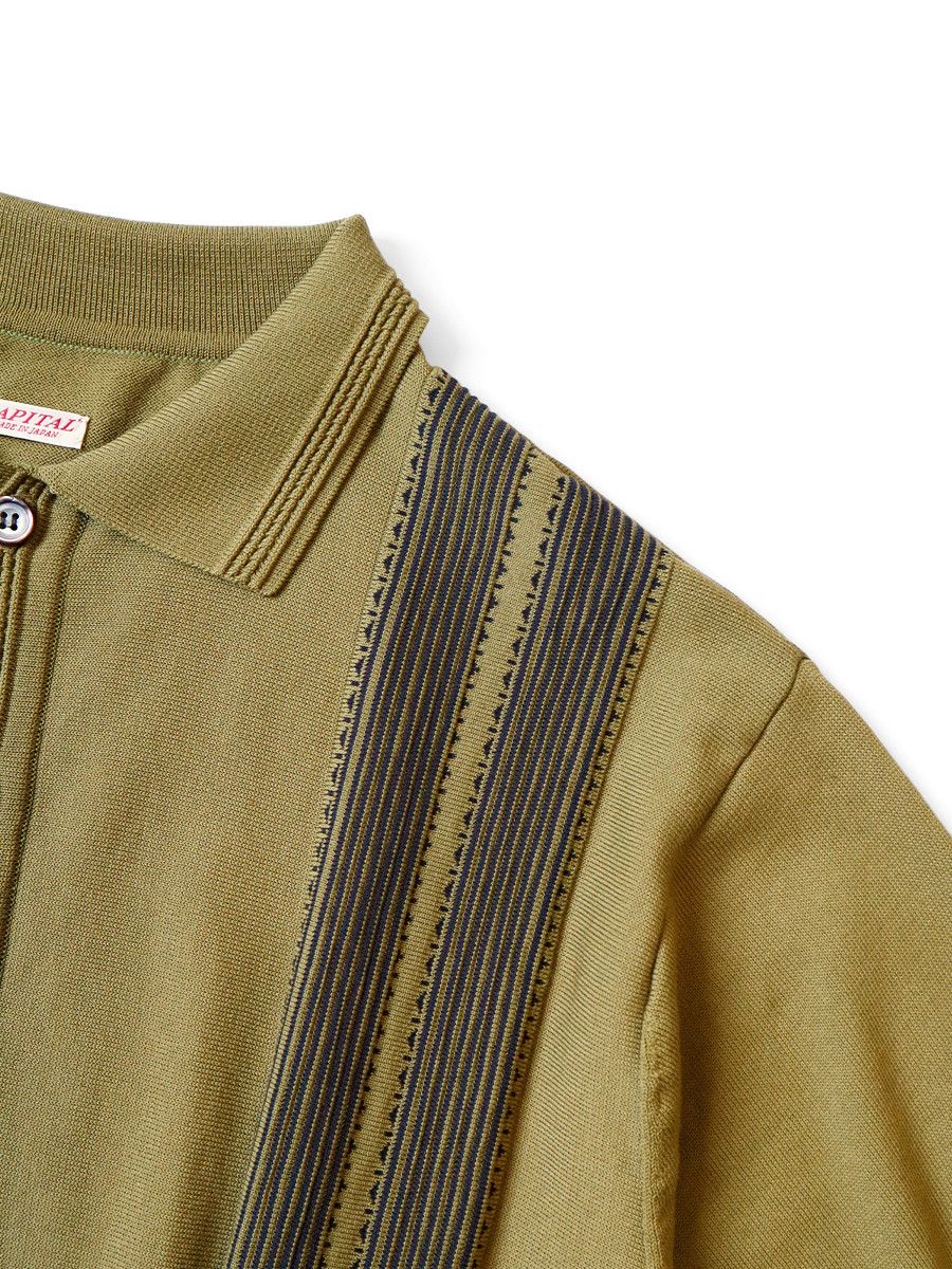 Kapital KAPITAL 14G Cotton Knit Oyster Aloha Polo shirt Size US M / EU 48-50 / 2 - 2 Thumbnail