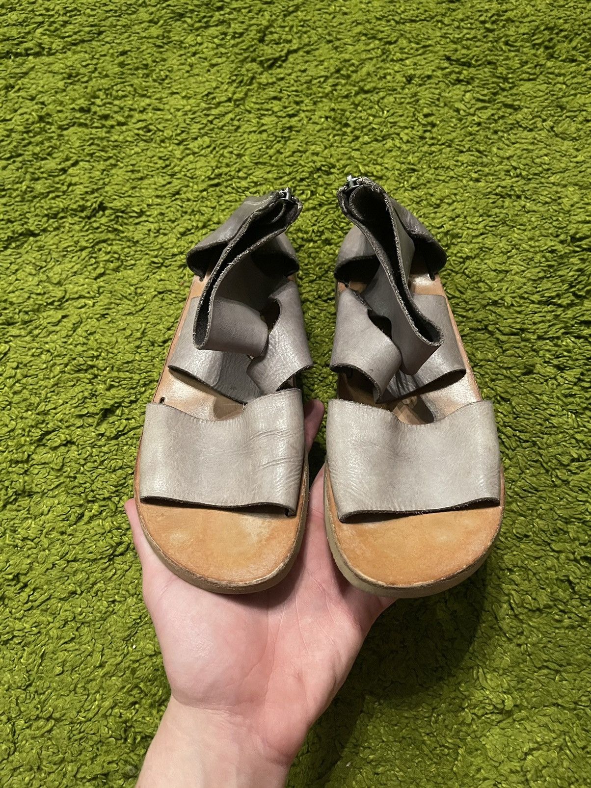 MoMA Moma avant garde real leather sandals shoes Size US 7 / EU 40 - 5 Thumbnail