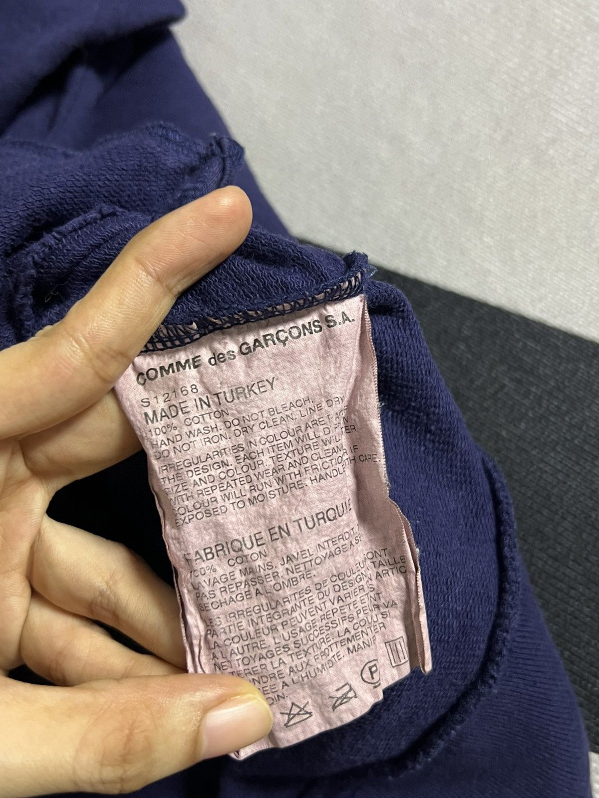 Other CDG by COMME DES GARCONS PLAIN HALF ZIPPER BAGGY SWEATSHIRT Size US L / EU 52-54 / 3 - 11 Thumbnail