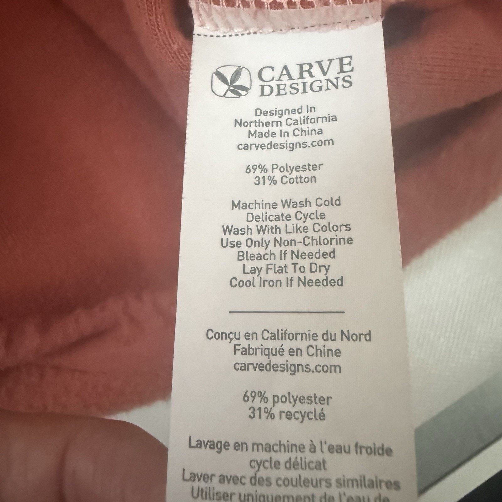 Other Carve Designs Rowayton Cowl Fleece Pullover Azalea Clay Size M / US 6-8 / IT 42-44 - 4 Thumbnail