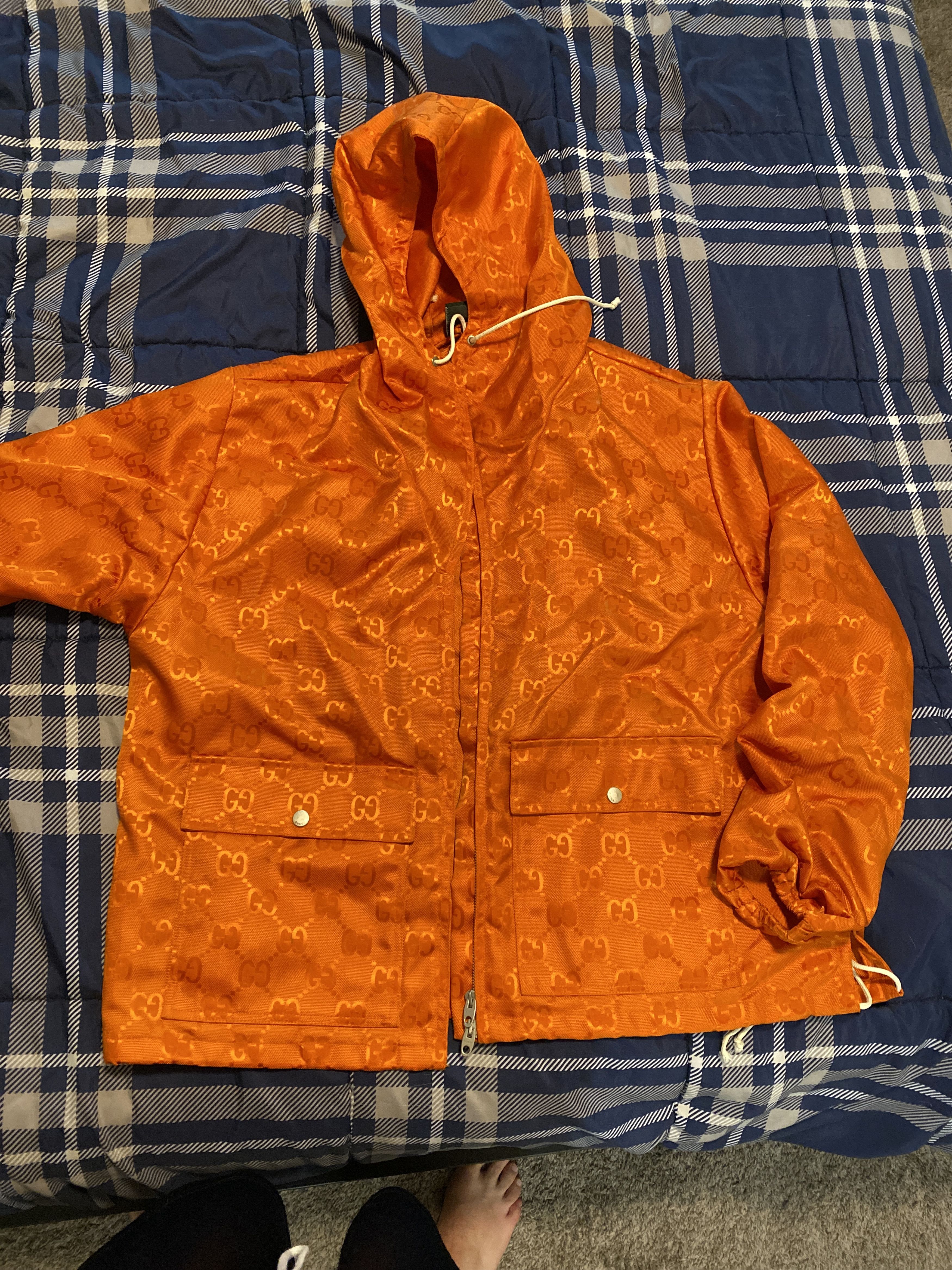 Gucci Gucci Off The Gr Orange Jacket – Size 46 Size US S / EU 44-46 / 1 - 3 Thumbnail