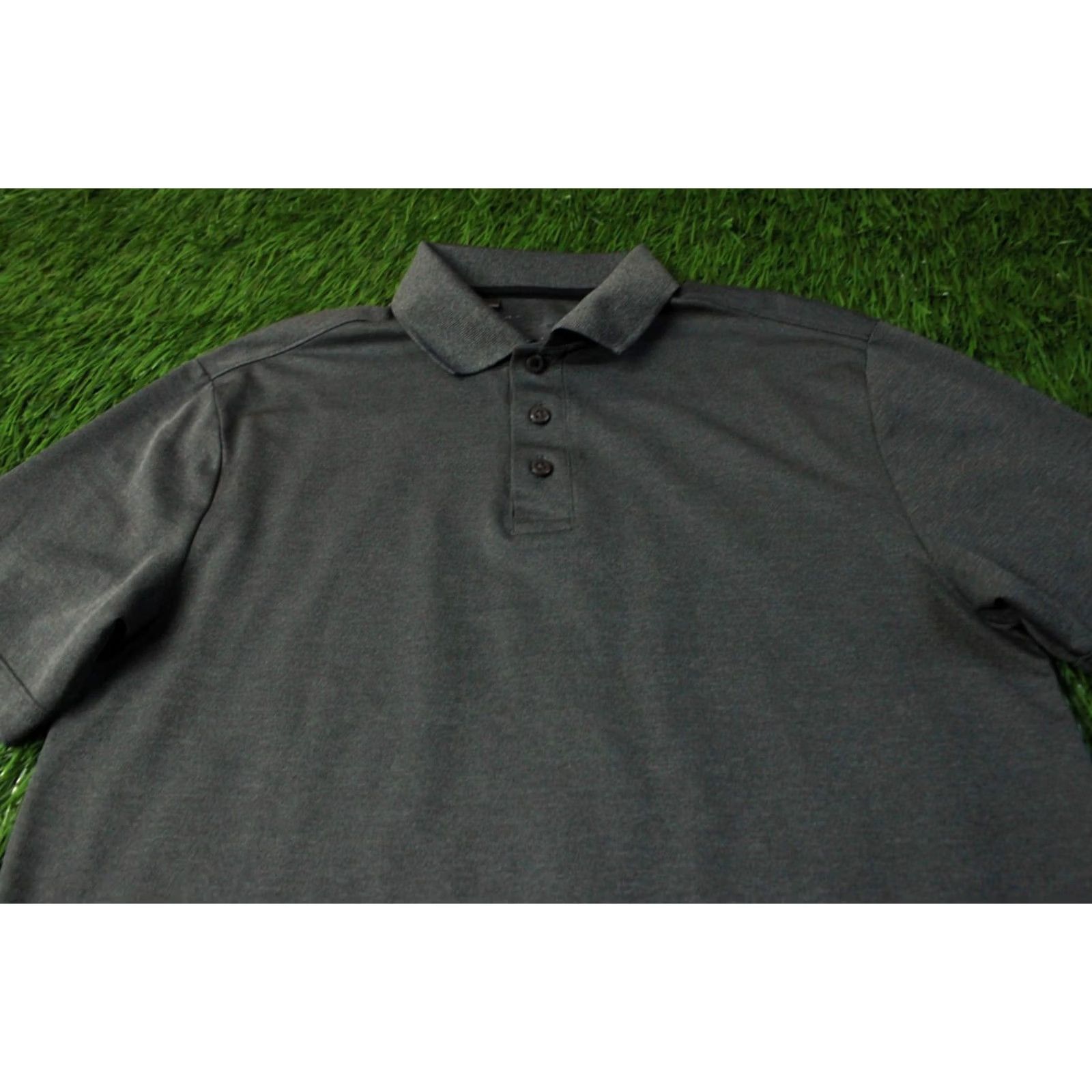 Under Armour Under Armour HeatGear Polo Shirt Men M Regular Gray 2014 Short Sleeve Polo Shirt Training Jersey Size US M / EU 48-50 / 2 - 3 Thumbnail