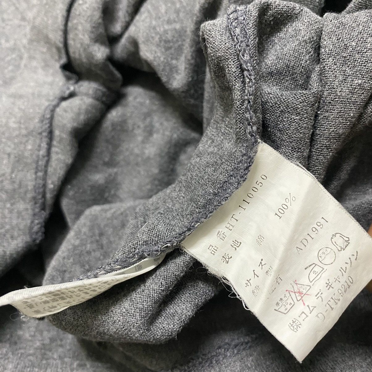 Comme des Garcons Homme AD1991 Comme Des Garcons Homme Turtle Neck Shirt Longsleeve Size US M / EU 48-50 / 2 - 14 Thumbnail