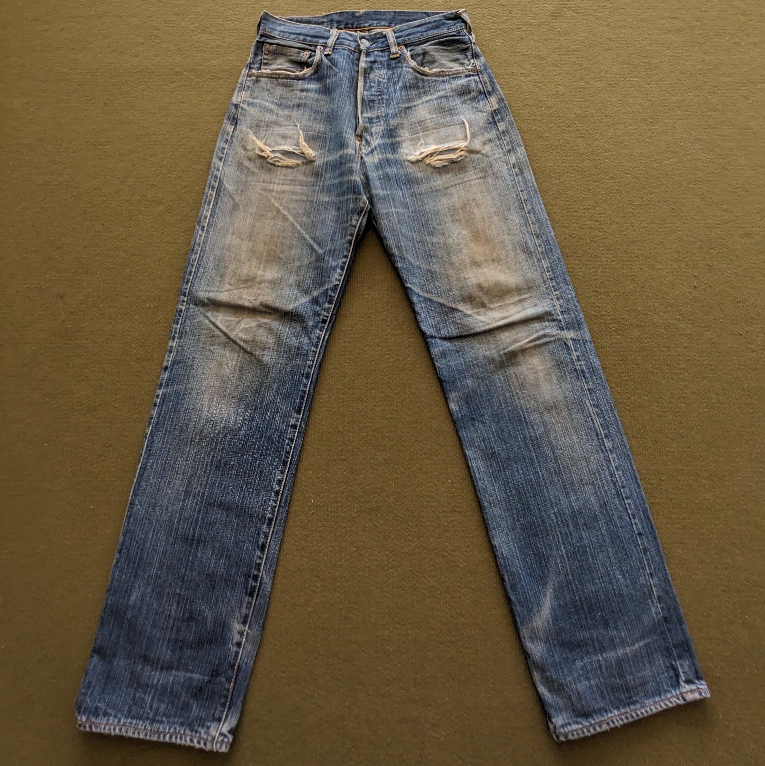 Evisu Vintage EVISU x McDonald's Distressed Denim Jeans Size US 28 / EU 44 - 3 Thumbnail