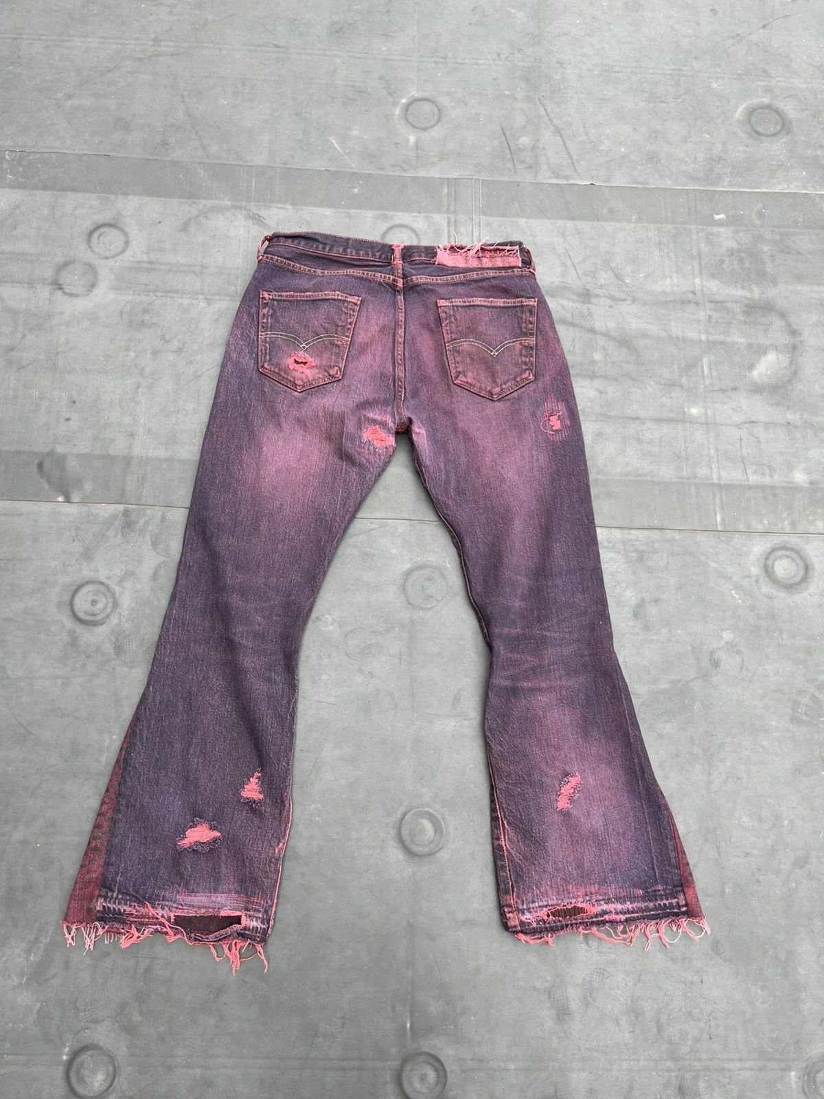 Levi's Red Reptilian denim Size US 34 / EU 50 - 2 Thumbnail