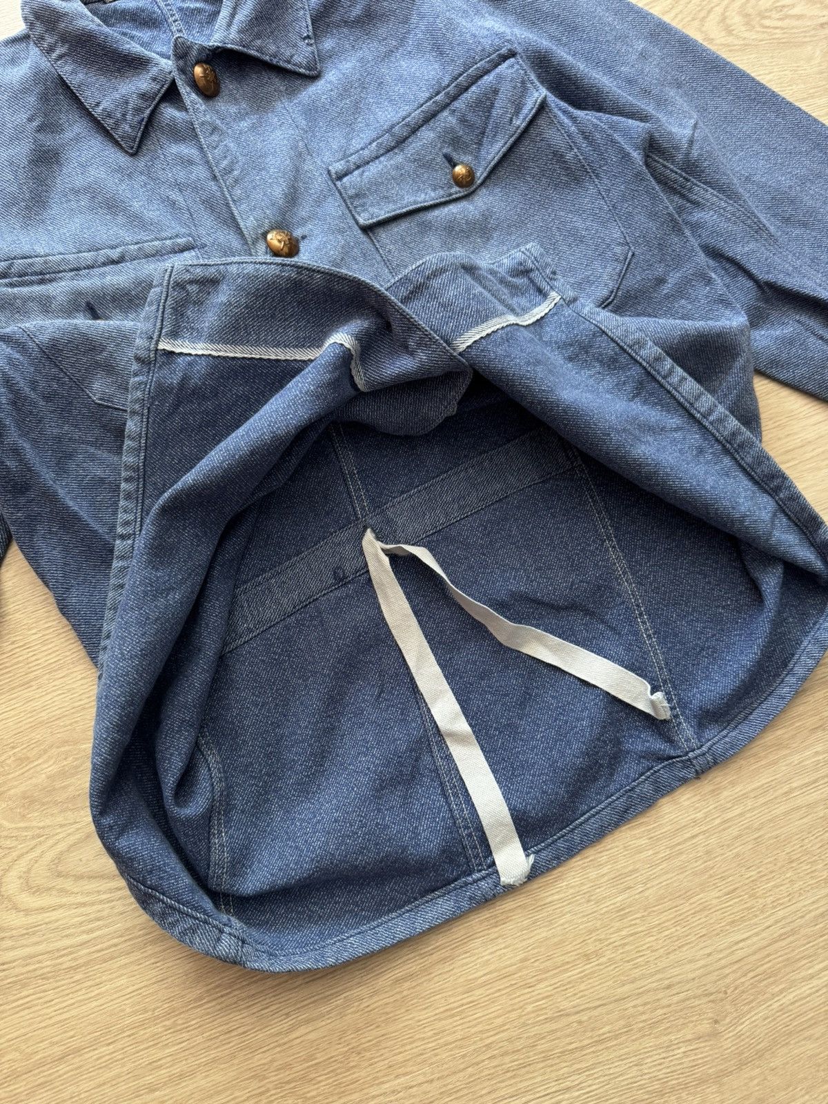 Le Laboureur Vintage 70-80s European Workers Le Laboureur Selvedge Jacket Size US M / EU 48-50 / 2 - 8 Thumbnail