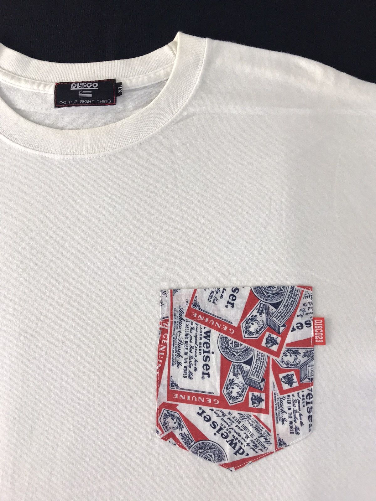 Budweiser Disco 23 Do Right Thing Budweiser Single Pocket Tee Size US XL / EU 56 / 4 - 3 Thumbnail