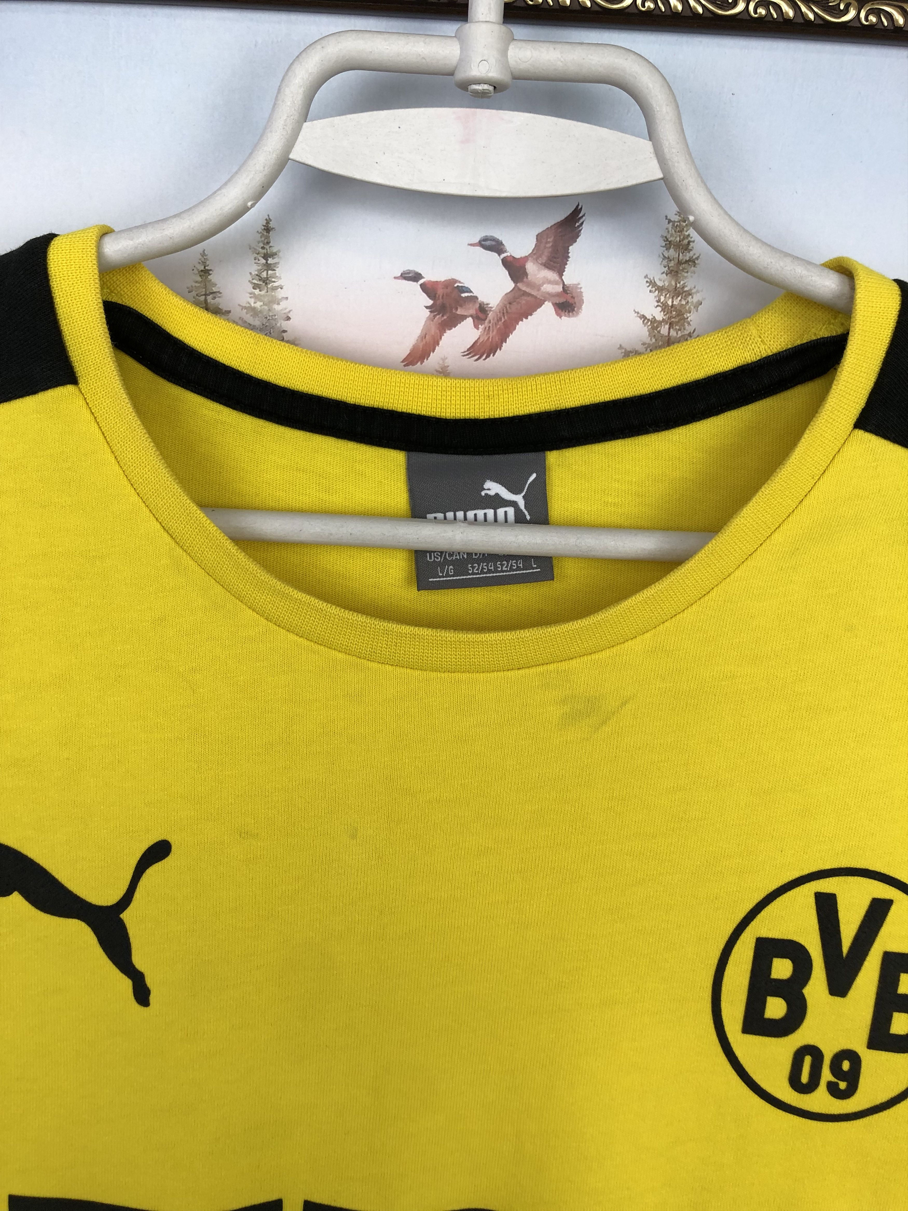 Puma Borussia Dortmund Puma Football Shirt Train Soccer Jersey Size US L / EU 52-54 / 3 - 4 Thumbnail
