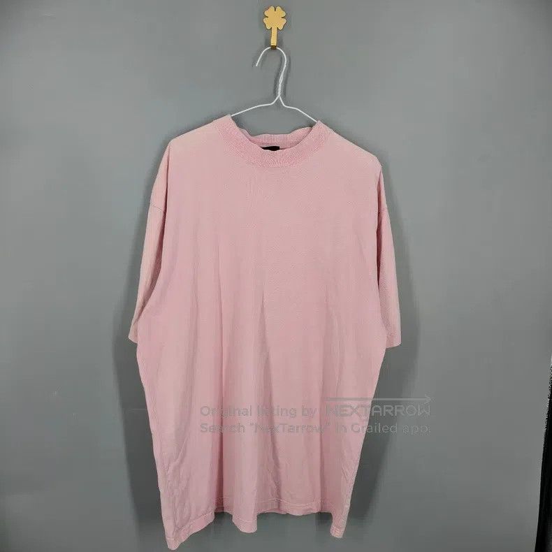 Balenciaga Balenciaga Pink Double B Rhinestone Short Sleeve Size US M / EU 48-50 / 2 - 1 Thumbnail