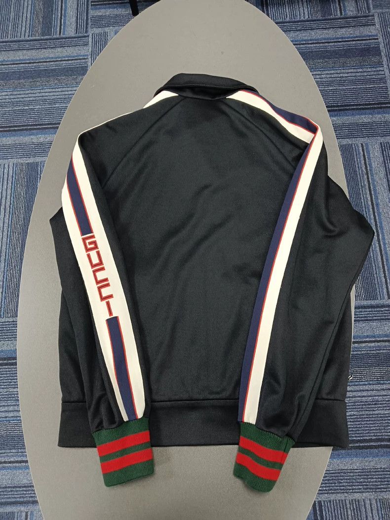 Gucci Gucci Side striped letter logo long-sleeved zipper jacket 2 Size US XS / EU 42 / 0 - 2 Thumbnail