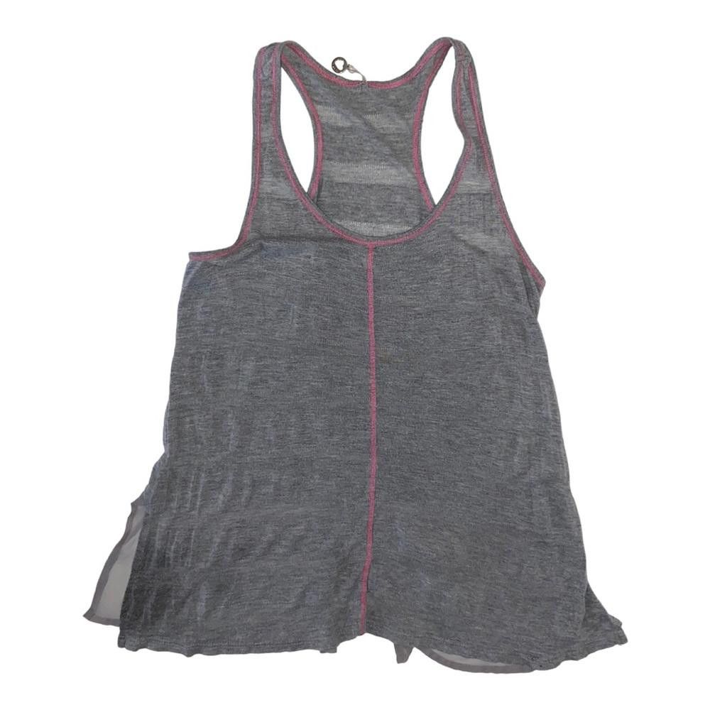 Designer Robin K l Lightweight Sheer W/ Pink Stitching Tank Size S / US 4 / IT 40 - 1 Thumbnail