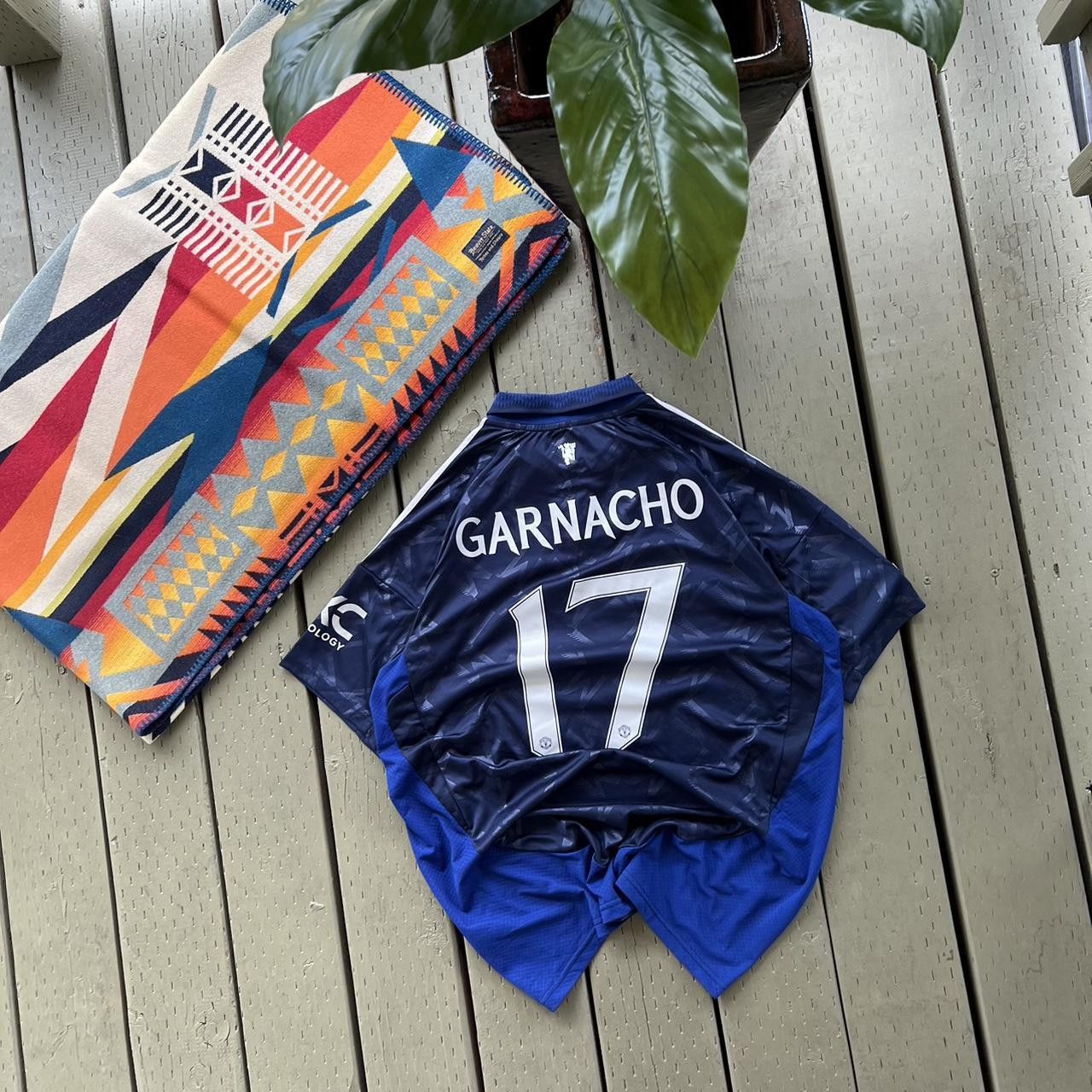Adidas Manchester United Adidas 2024/25 AWAY jersey GARNACHO 17 Size US XXL / EU 58 / 5 - 5 Thumbnail