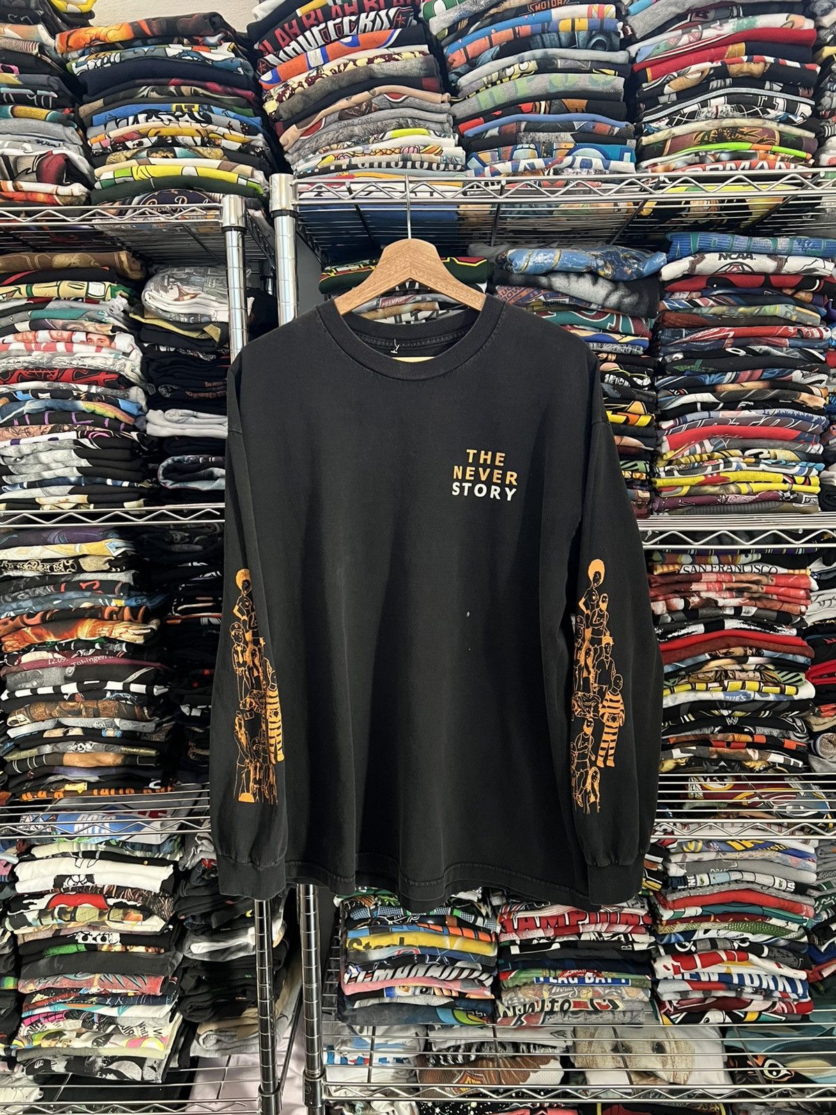 Dreamville The Never Story JID Rap Album Tee 2017 Band Size US XL / EU 56 / 4 - 2 Thumbnail