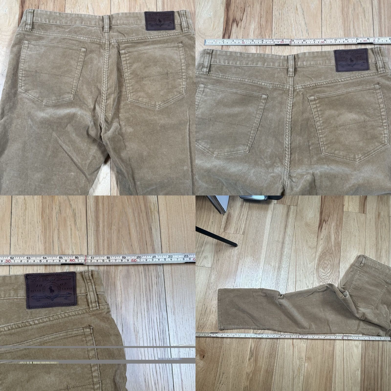 Polo Ralph Lauren Polo Ralph Lauren Corduroy Pants Slim Straight 35x31 Blue Mens Chino Pants Size US S / EU 44-46 / 1 - 8 Thumbnail