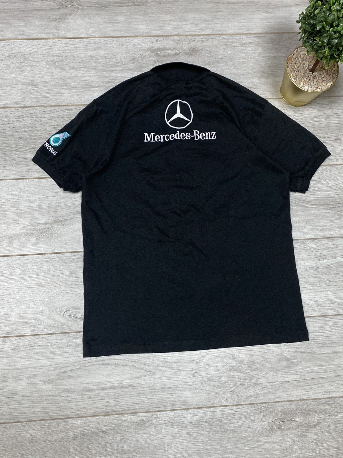 Mercedes-Benz Petronas Mercedes vintage polo with tag Size US XXL / EU 58 / 5 - 2 Thumbnail