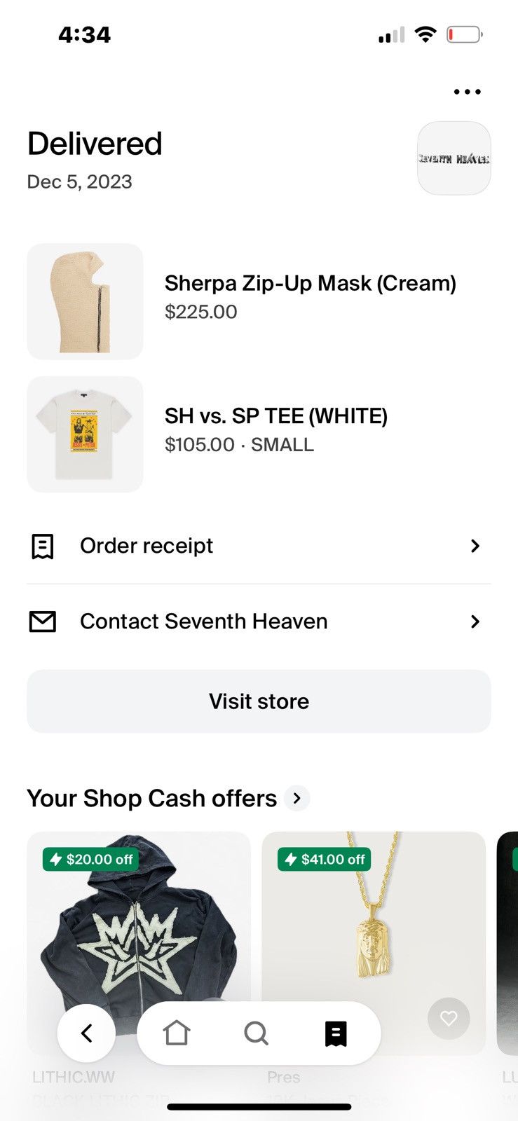 Seventh Heaven Anarchy Sherpa Zip Up Cream Balaclava | Seventh Heaven Size ONE SIZE - 5 Thumbnail