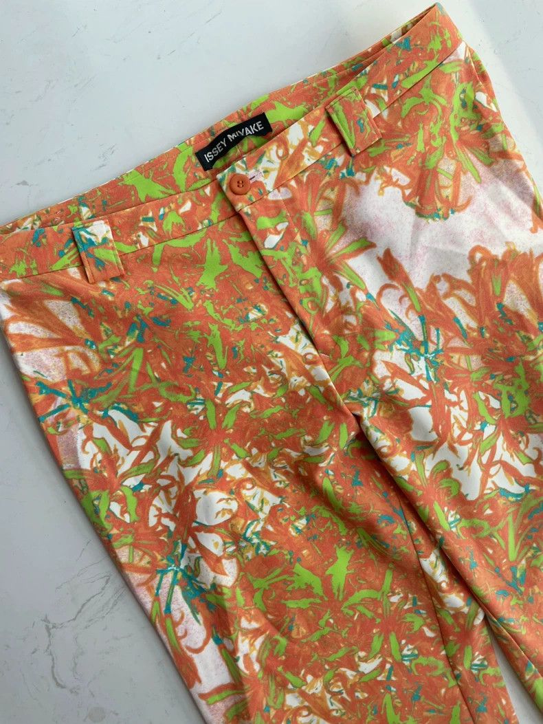 Issey Miyake ISSEY MIYAKE size l Main Line Japanese Flower Pants 2504-N Size US 30 / EU 46 - 3 Thumbnail