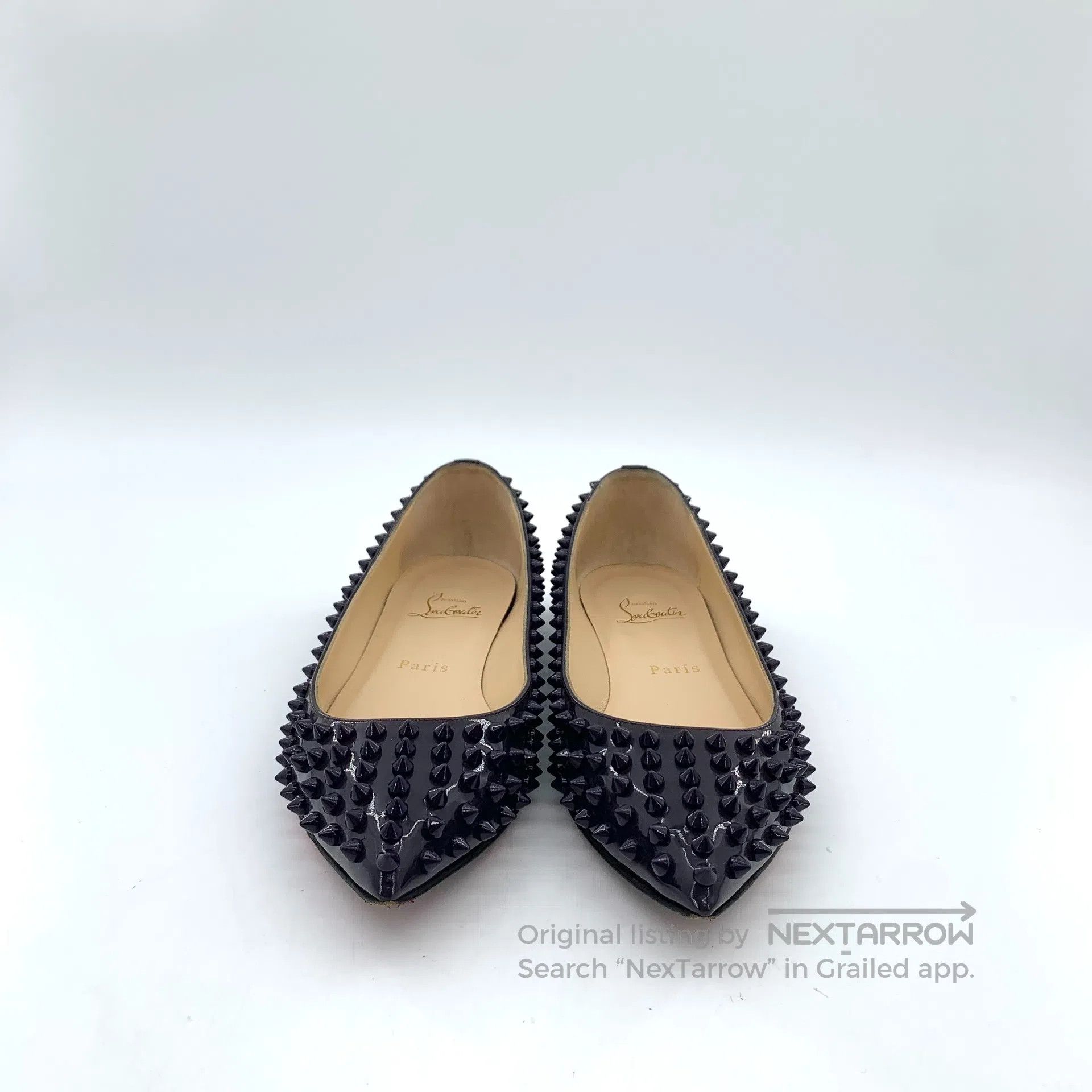 Christian Louboutin Christian Louboutin Deep Purple Full Stud Design Casual Fl Size US 6.5 / IT 36.5 - 3 Thumbnail