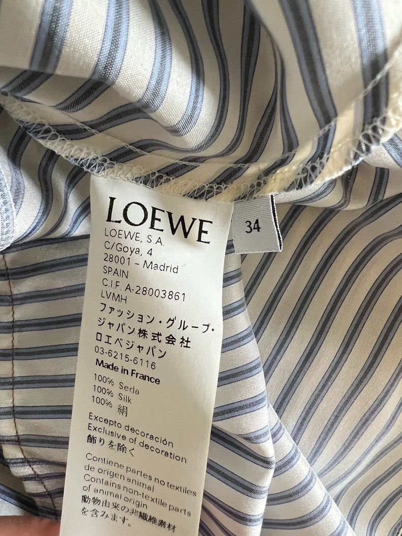 Loewe LOEWE Silk striped shirt Size S / US 4 / IT 40 - 5 Thumbnail