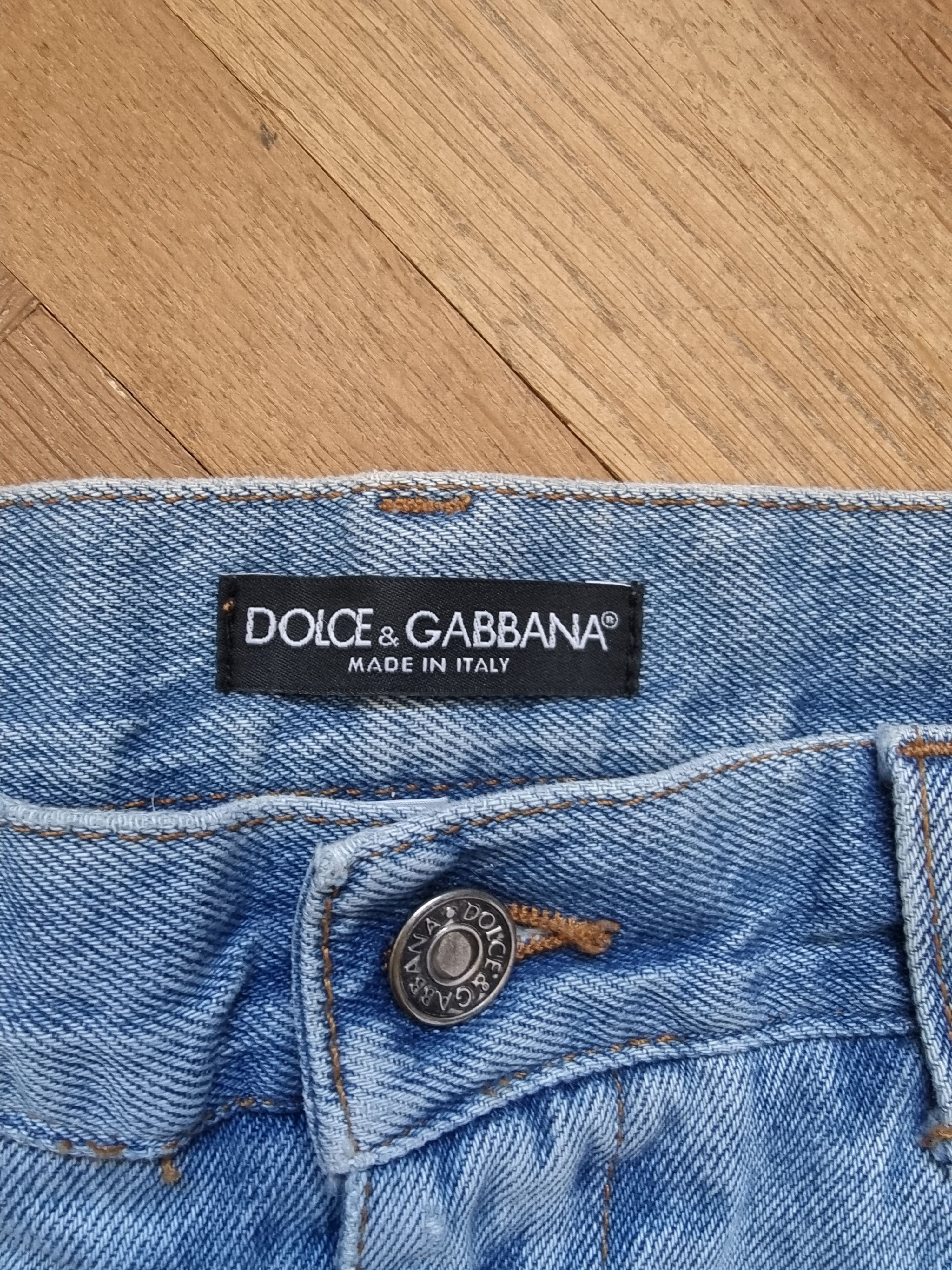 Dolce & Gabbana Dolce & Gabbana Distressed Blue Denim Jeans Size US 32 / EU 48 - 3 Thumbnail