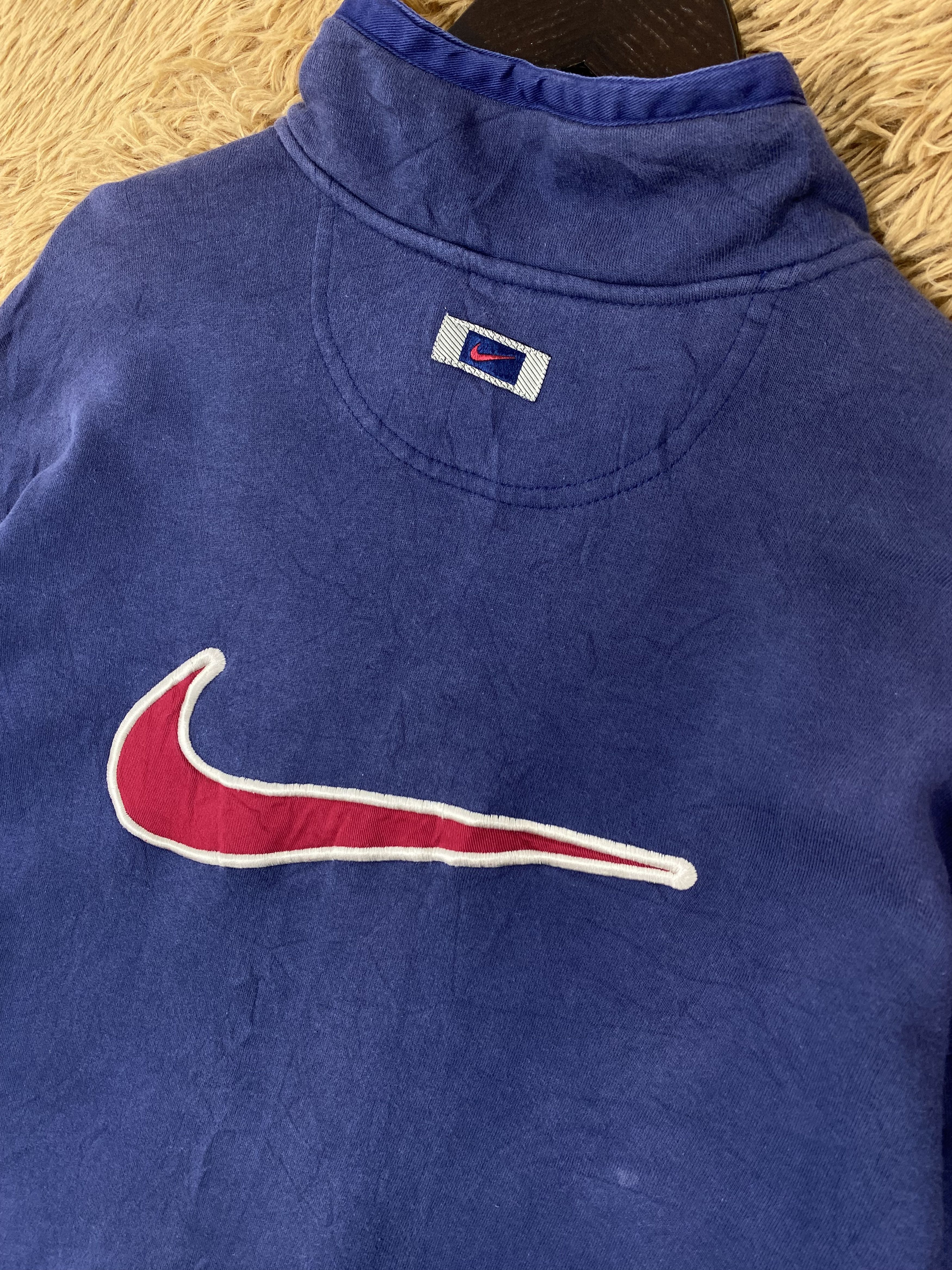 Nike Vintage Nike Swoosh Zipper Sweaters PS0067 Size US M / EU 48-50 / 2 - 6 Thumbnail
