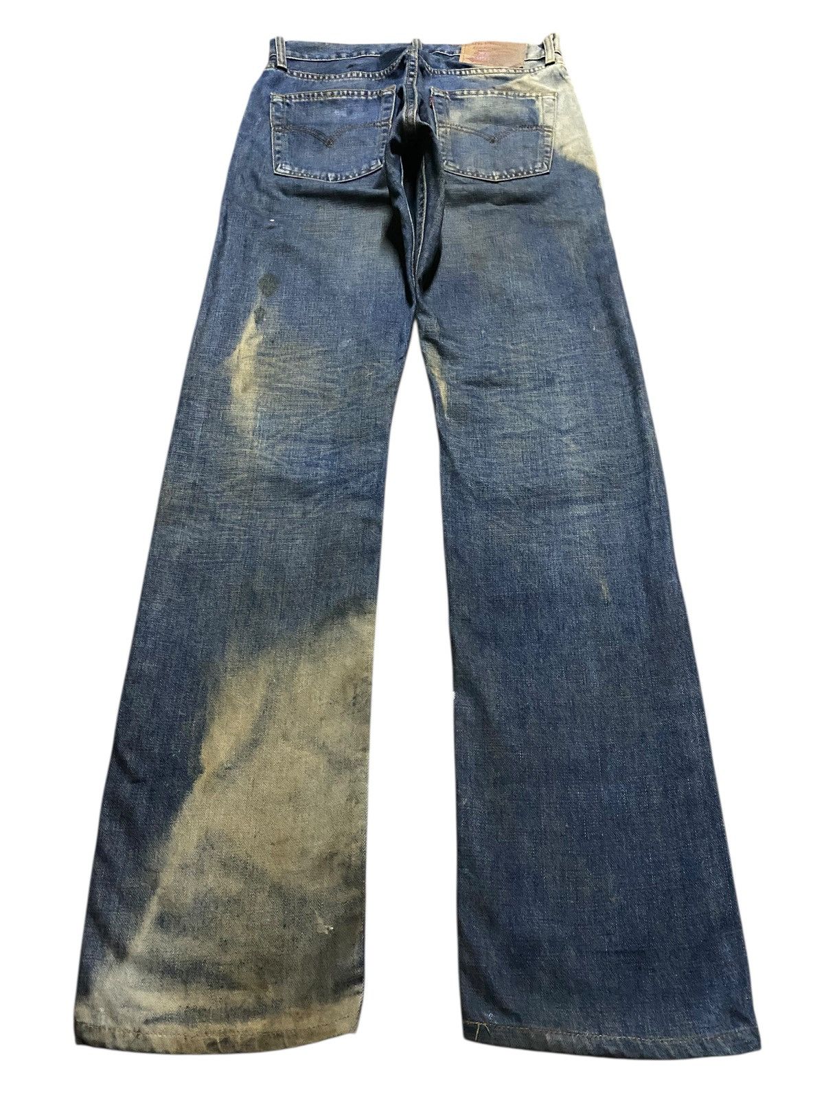 Levi's Vintage Levis 505 Mud Wash Distressed Loose Jeans Size US 30 / EU 46 - 1 Thumbnail