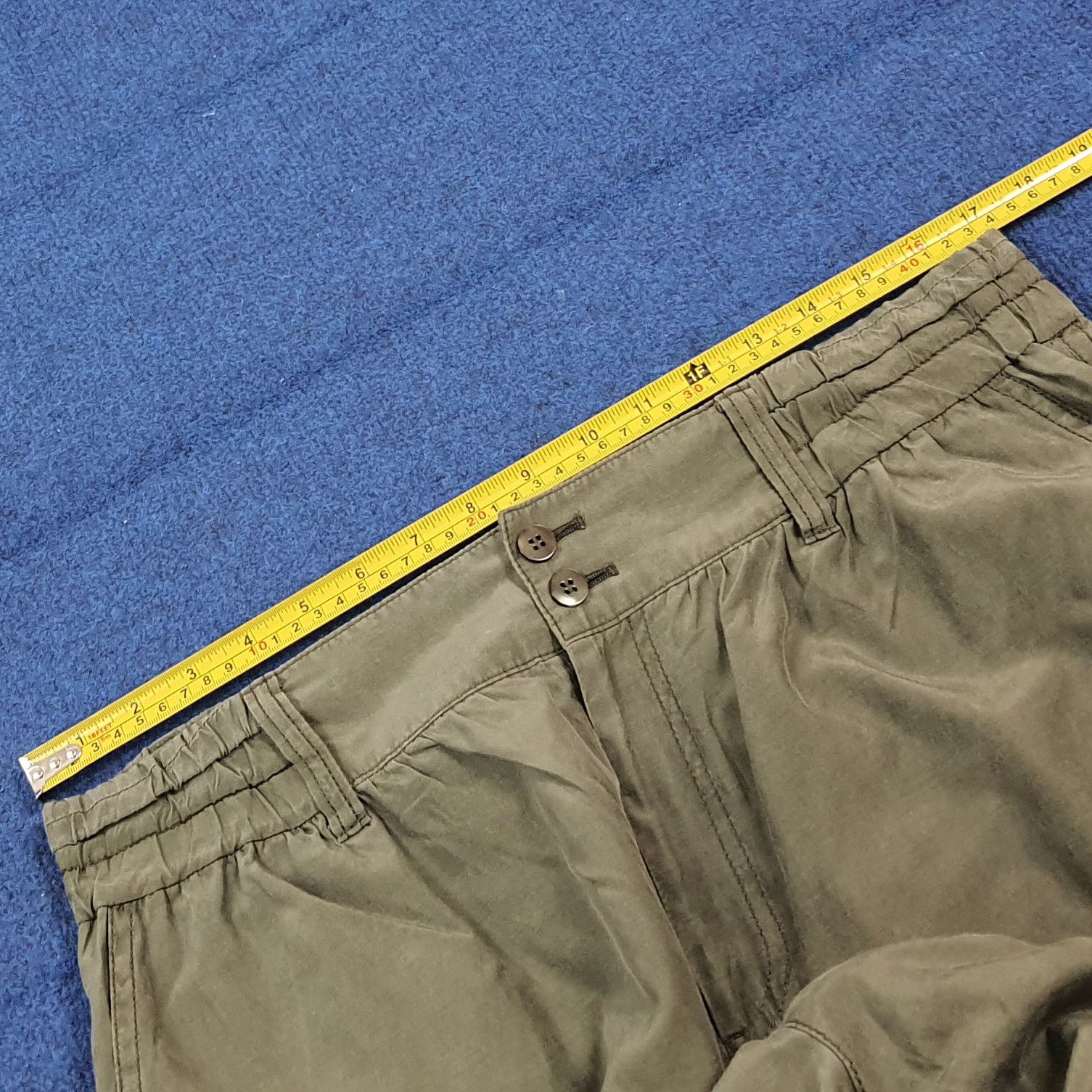 yoshie inaba Vintage Yoshie Inaba L'EQUIPE Silk Blend Cargo Pants C297N26 Size US 34 / EU 50 - 9 Thumbnail