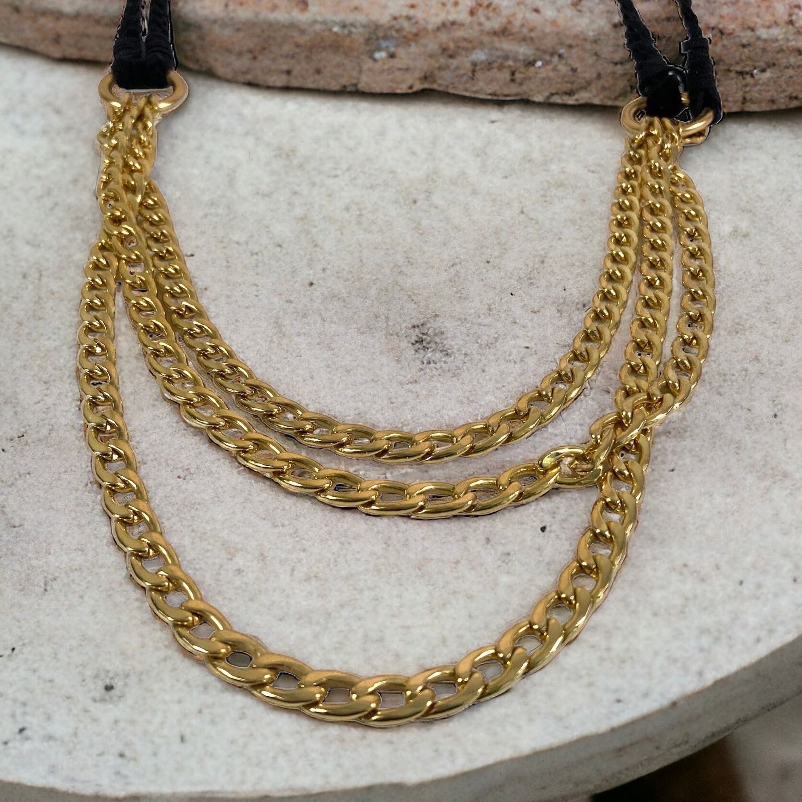 Other Bohemian Chunky Womens Chain Necklace Trendy Bold Fashion Size ONE SIZE - 1 Thumbnail