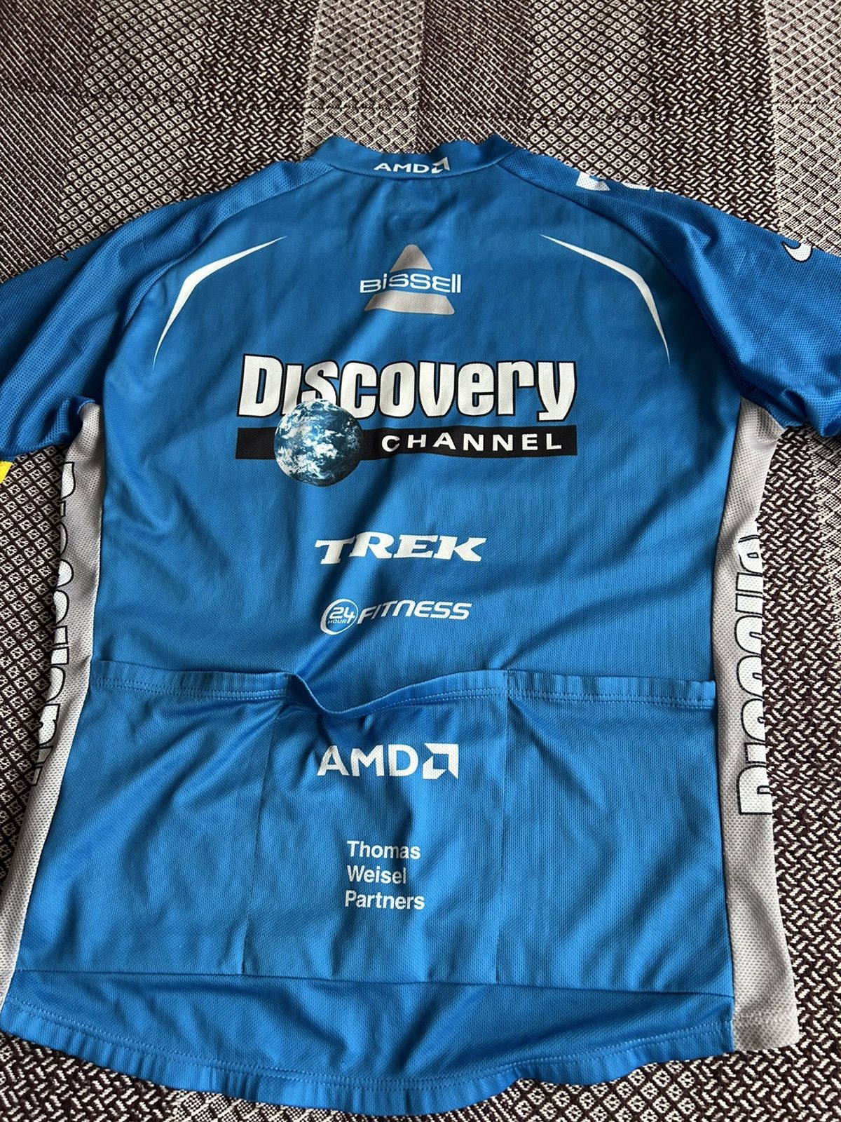 Nike Vintage Nike Discovery Channel Cycling Jersey Mens Size XL Size US XL / EU 56 / 4 - 13 Thumbnail