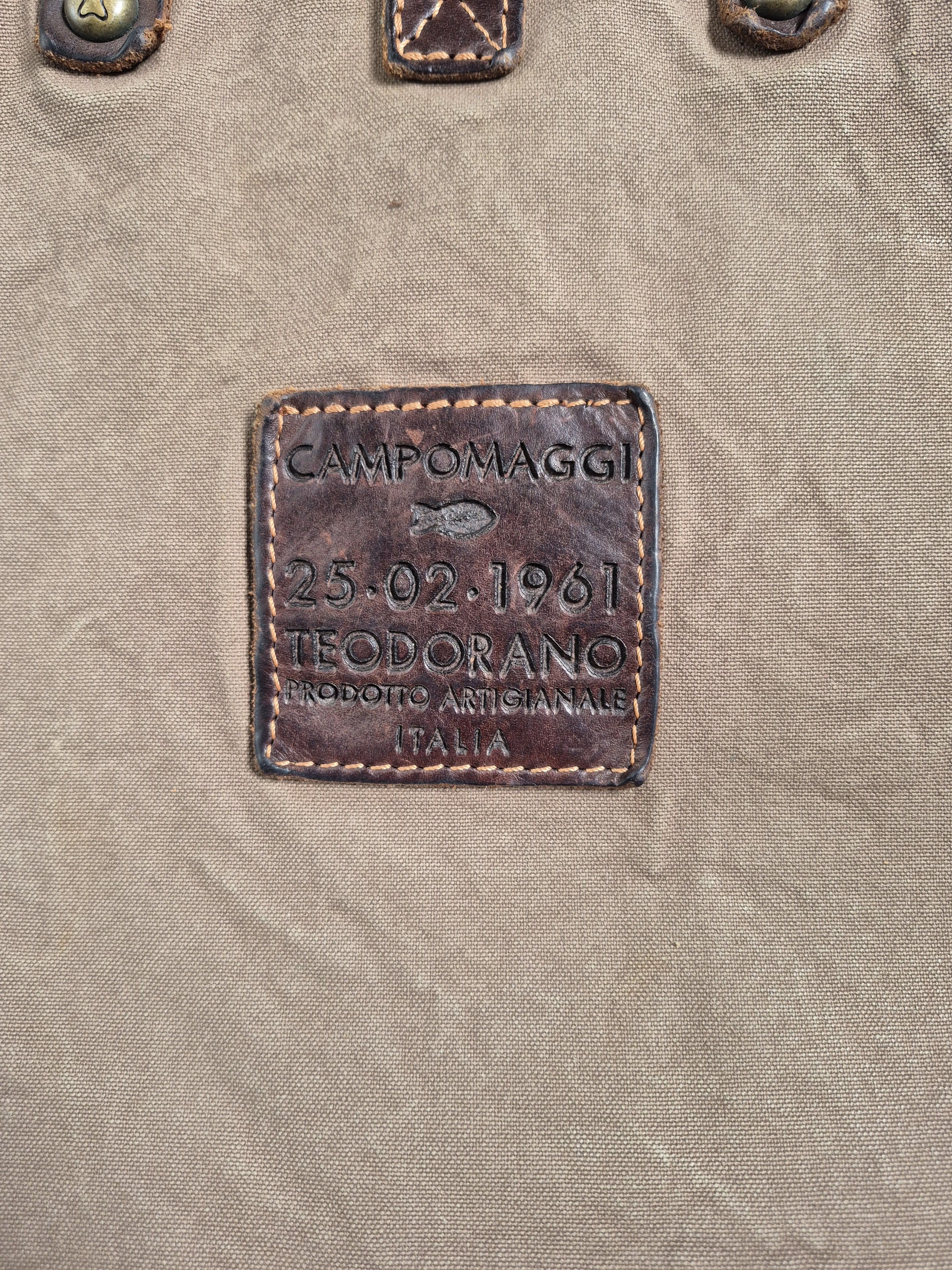 Campomaggi Vintage Campomaggi Teodorano Printed Canvas Leather Size ONE SIZE - 8 Thumbnail