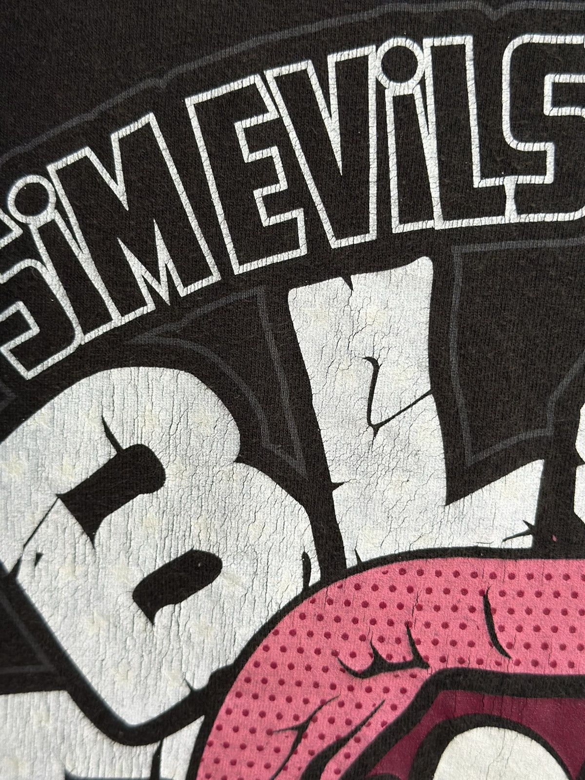 Band Tees × Vintage Vintage Sim Evils Tour 2013 Faded Tee Size US L / EU 52-54 / 3 - 3 Thumbnail