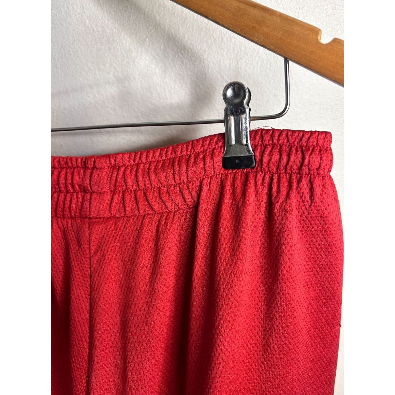 Nike Vintage Y2K Nik Shorts Mens Size M Red Basketball Shimmer Dazzle 4680 Size US 31 - 5 Thumbnail