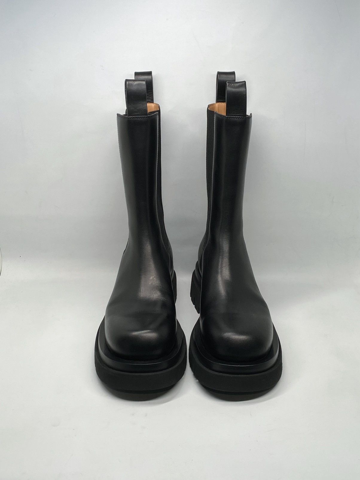 Bottega Veneta Bottega Veneta Lug Sole Leather Boots size 40 Size US 10 / IT 40 - 4 Thumbnail