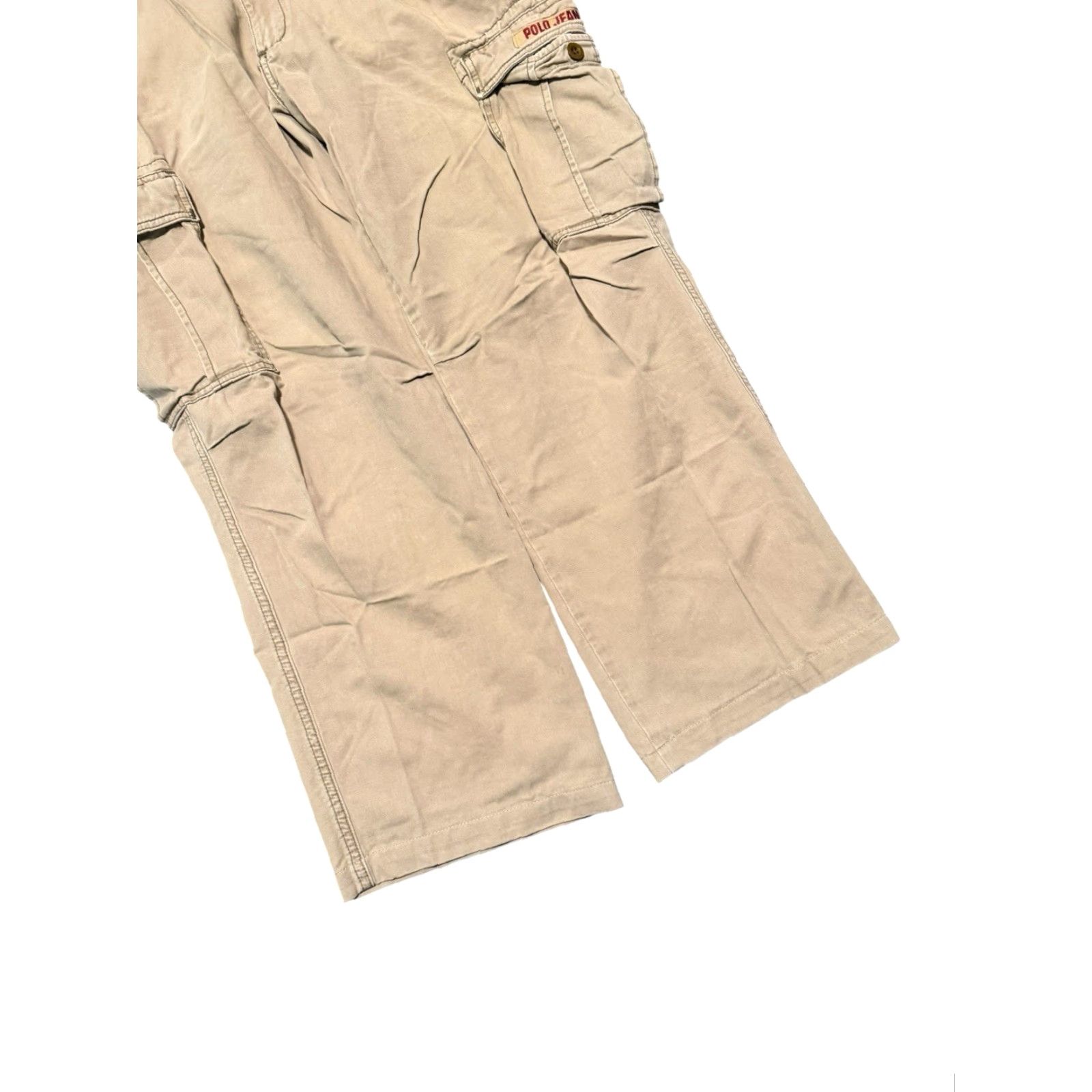 Polo Ralph Lauren VINTAGE Polo Ralph Lauren Polo Jeans Co Cargo Pants Mens 33x30 Khaki Read* Size US XS / EU 42 / 0 - 4 Thumbnail