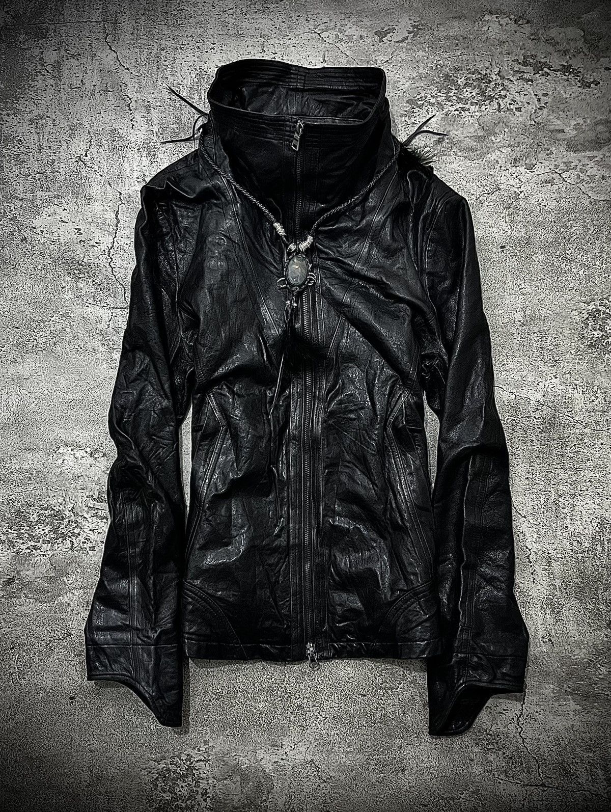 BUFFALO BOBS 2000s Buffalo Bobs - Vkei Style Rider Leather Jacket