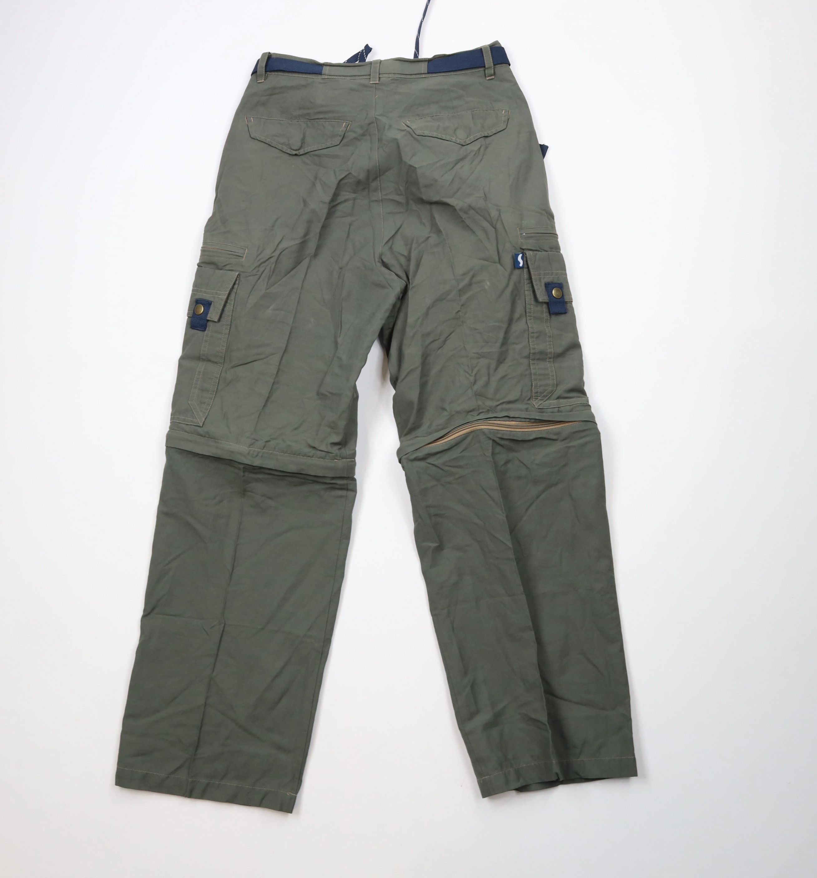 Vintage Vintage 90s Y2K Streetwear Convertible Cargo Pants Shorts Size US 30 / EU 46 - 10 Thumbnail