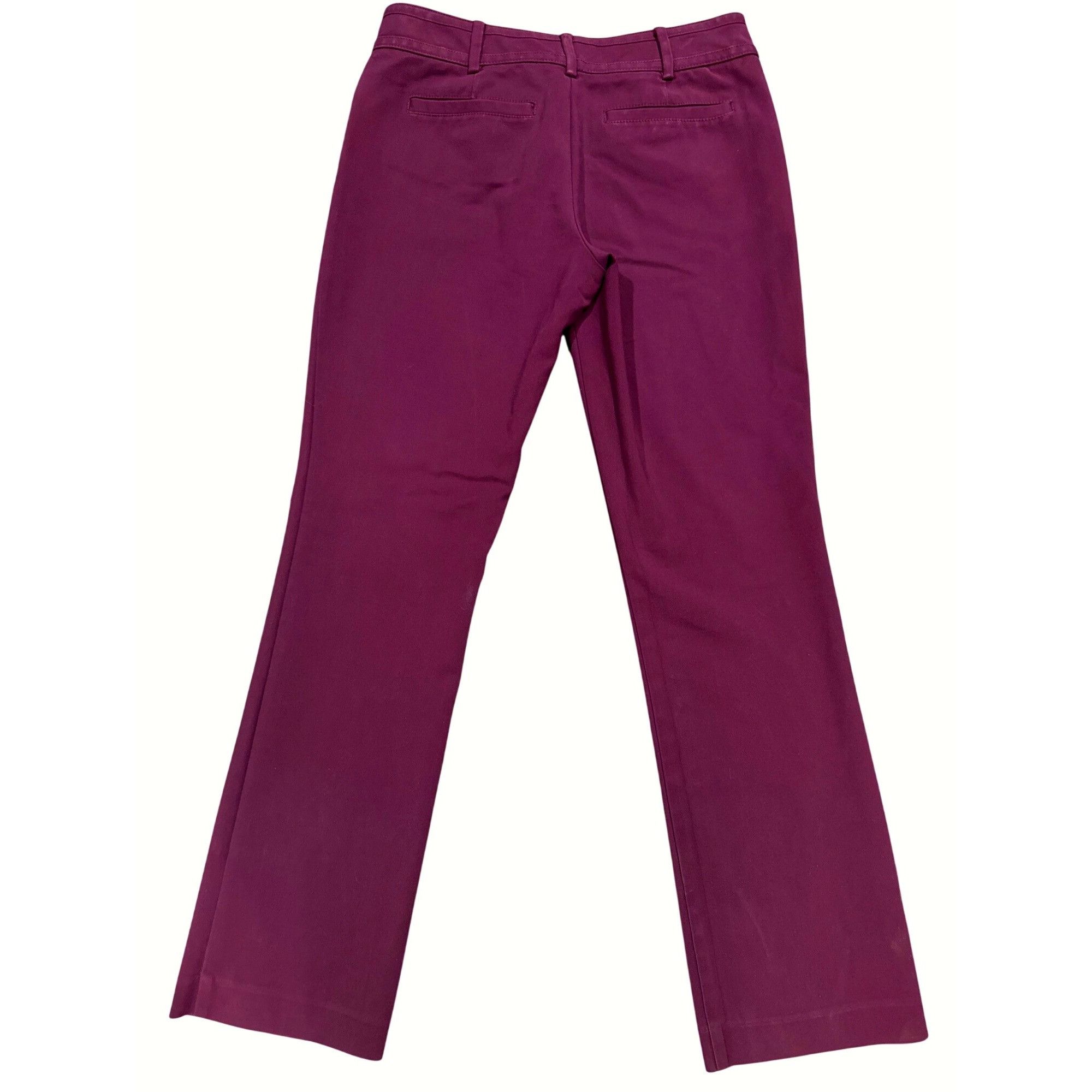 Other 7th Avenue Design Studio Size 4 Burgundy Chino Dress Pants S Size 27" / US 4 / IT 40 - 4 Thumbnail