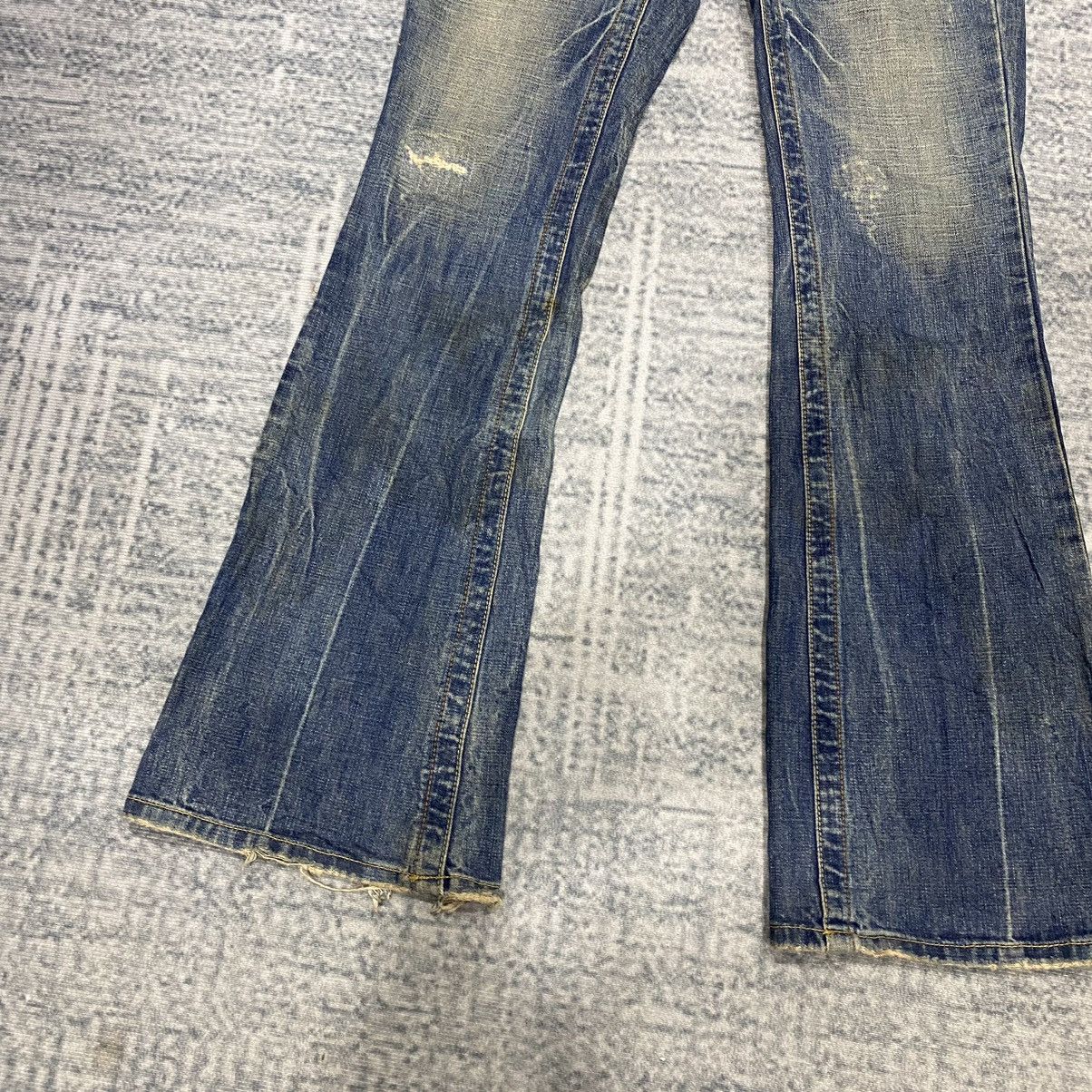 Hysteric Glamour × Japanese Brand × Le Grande Bleu (L.G.B.) Flare☠️ Eagle Japan Mudwash Bootcut Jeans Vintage 80s 90s Size US 28 / EU 44 - 4 Thumbnail