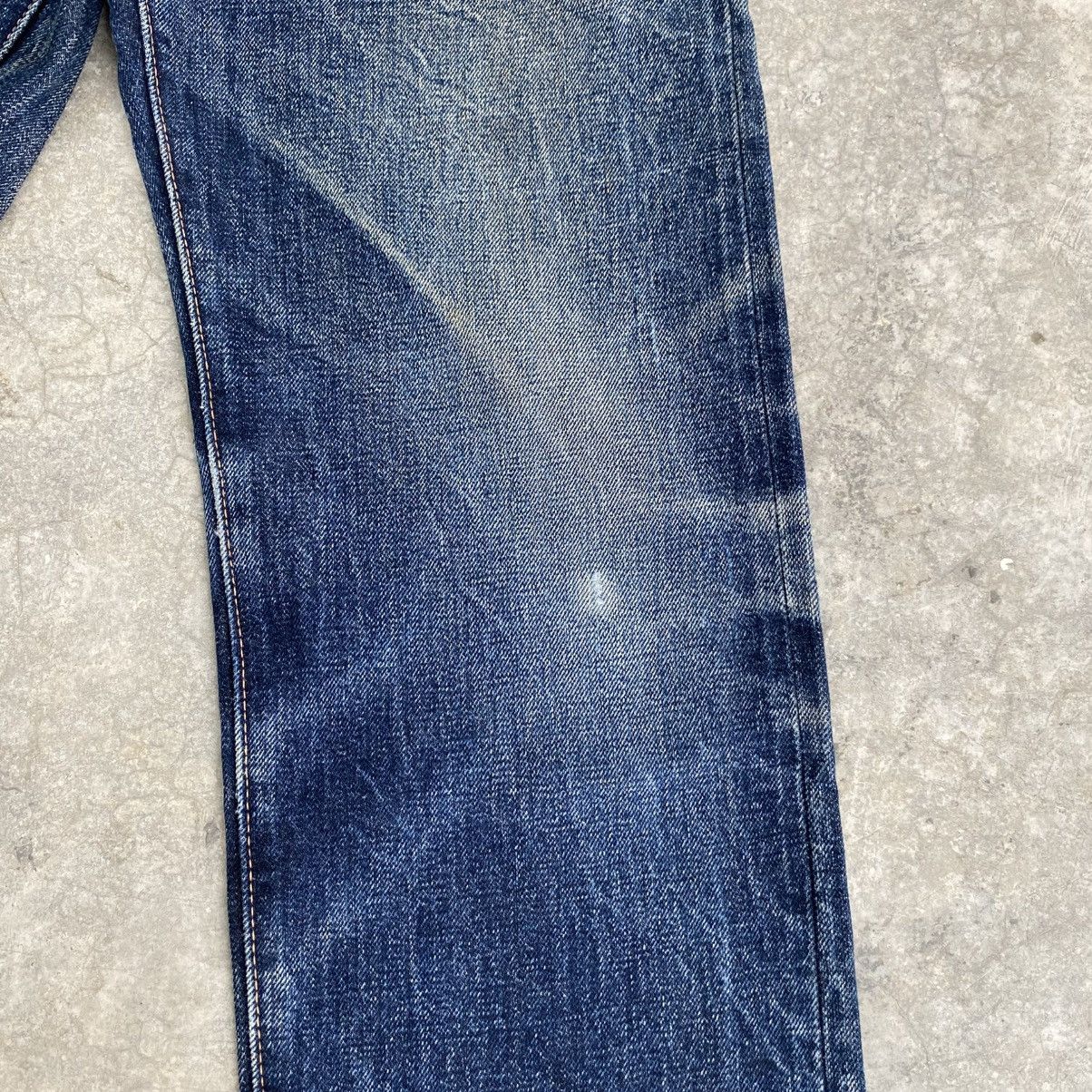Denime Vintage 90’s Denime Japan Faded Blue Selvedge Jeans Size US 28 / EU 44 - 7 Thumbnail