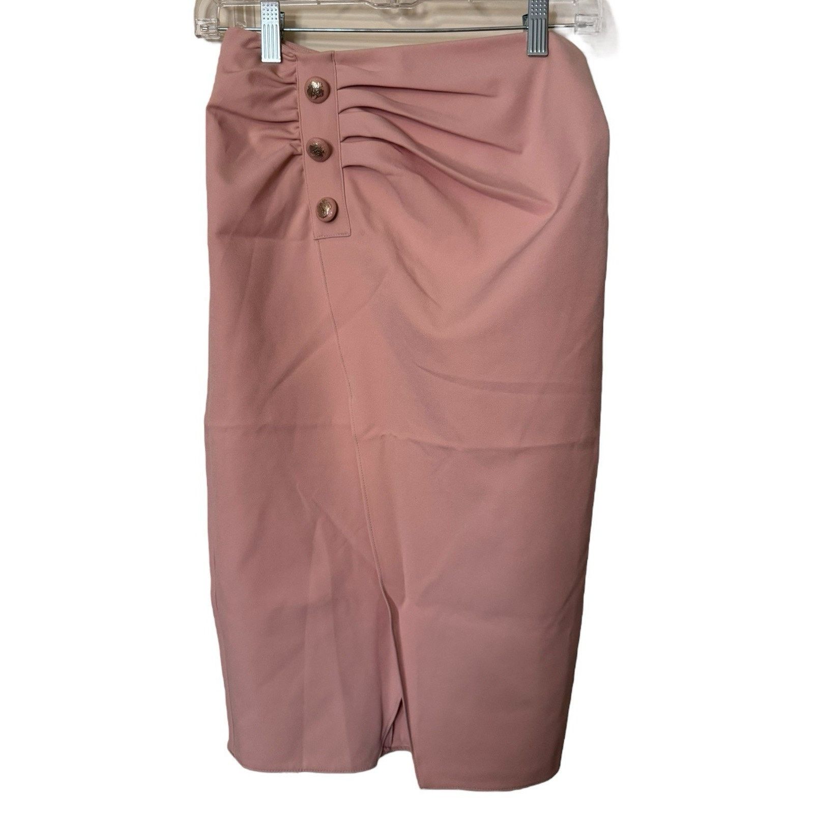 Other Alessia Santi NEW Pink Pencil Skirt Size XS Old Money Size 26" / US 2 / IT 38 - 3 Thumbnail