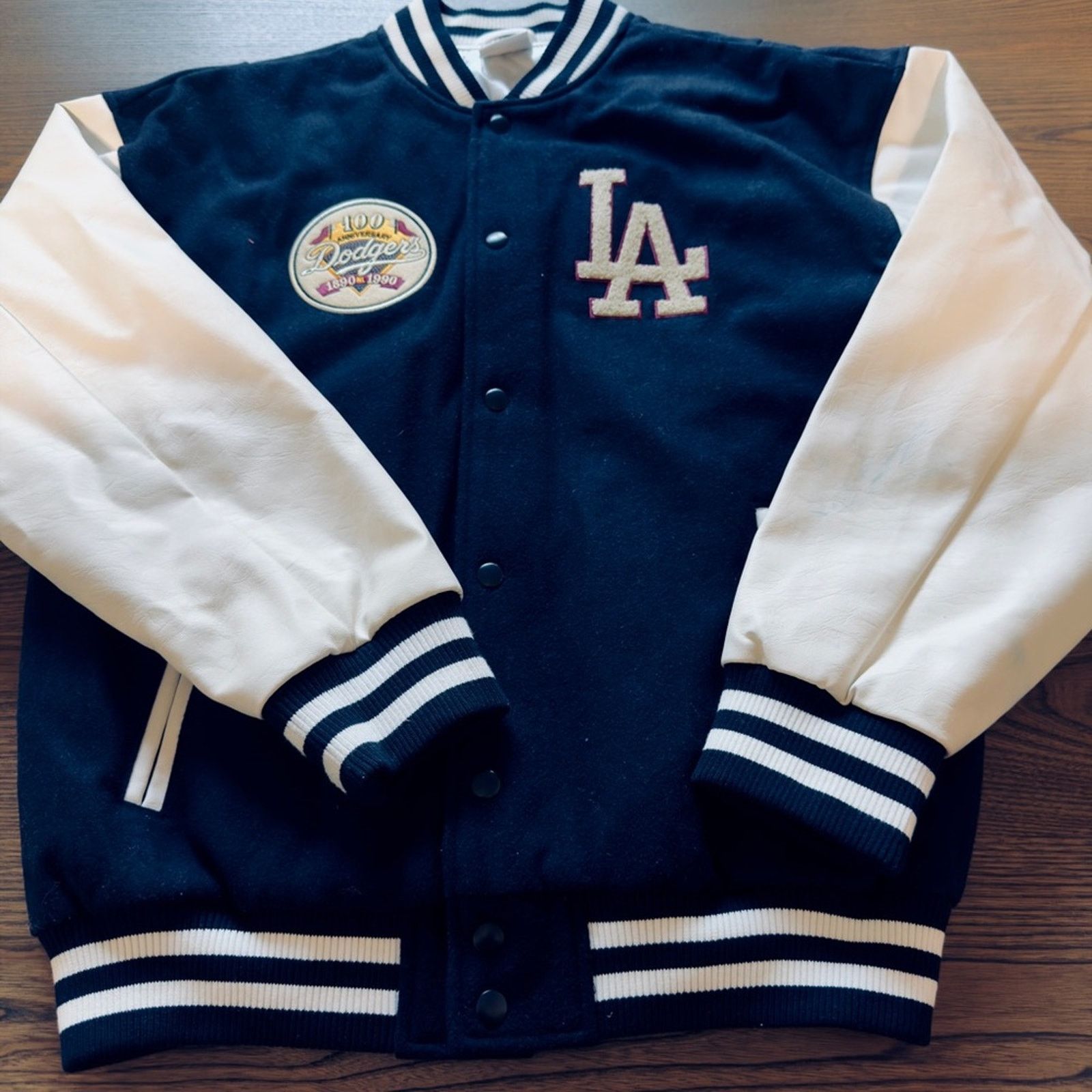 New Era NEW ERA M VARSITY LOS ANGELES DODGERS - NAVY/OFF WHITE Rare Size US M / EU 48-50 / 2 - 2 Thumbnail